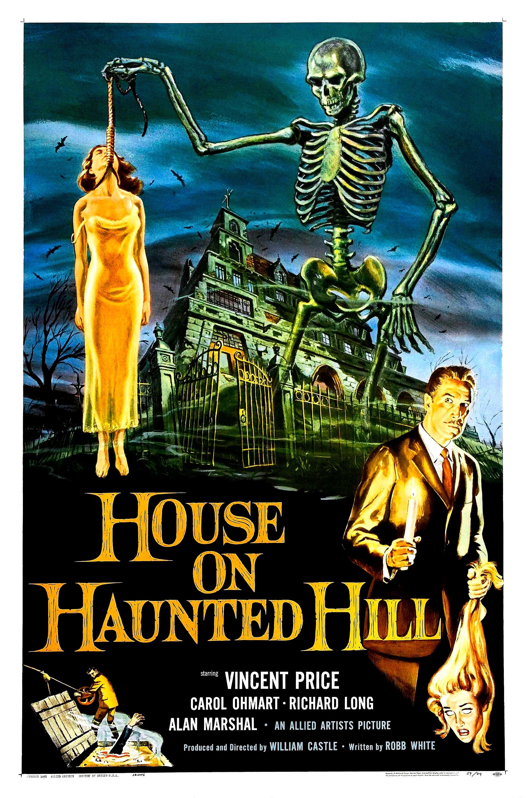 House on Haunted Hill (1959) - POSTER