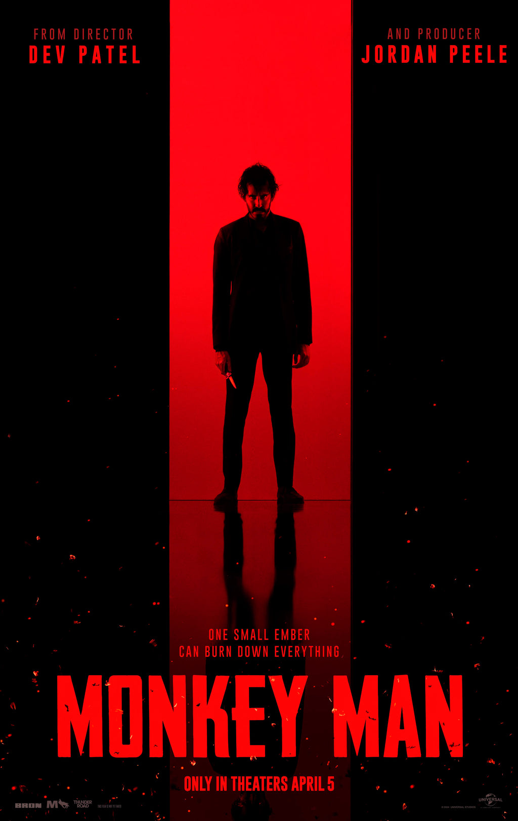 Monkey Man (2024) B - POSTER
