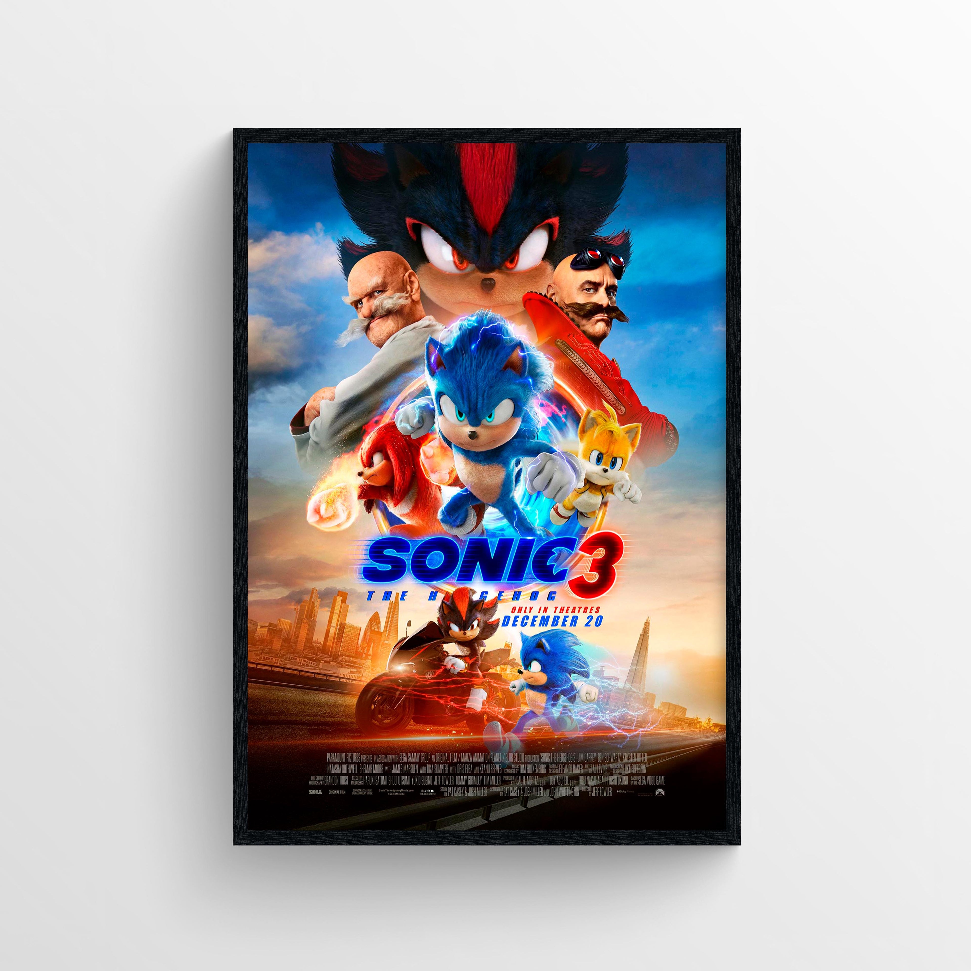 Sonic the Hedgehog 3  (2024) A - POSTER