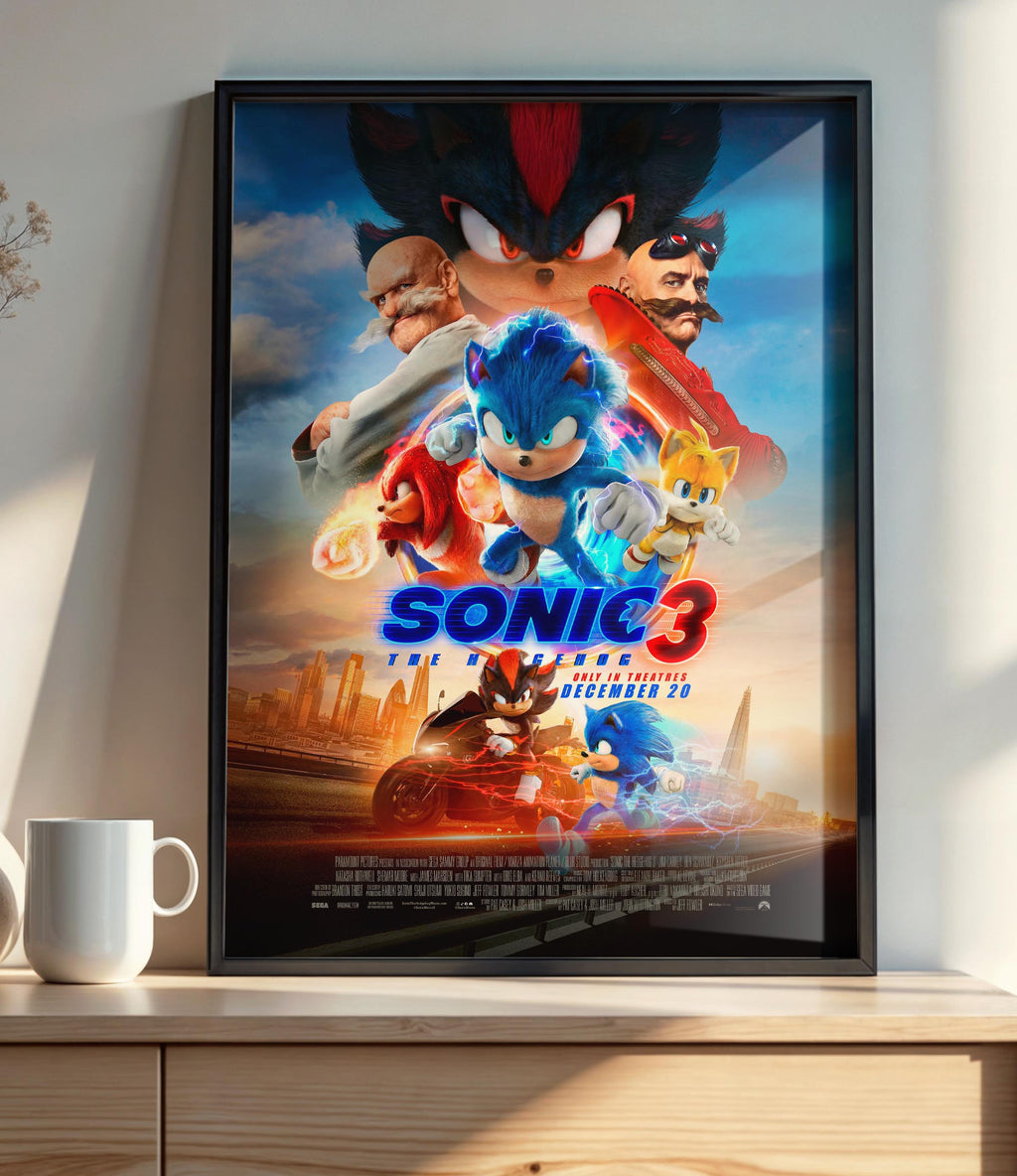 Sonic the Hedgehog 3  (2024) A - POSTER