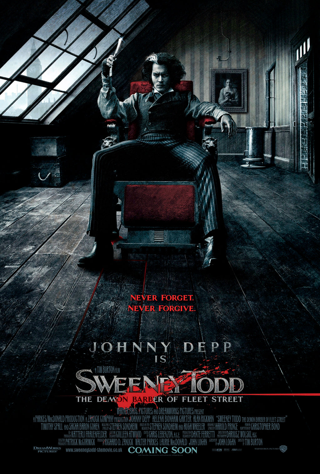 Sweeney Todd  The Demon Barber of Fleet Street (2007) - POSTER