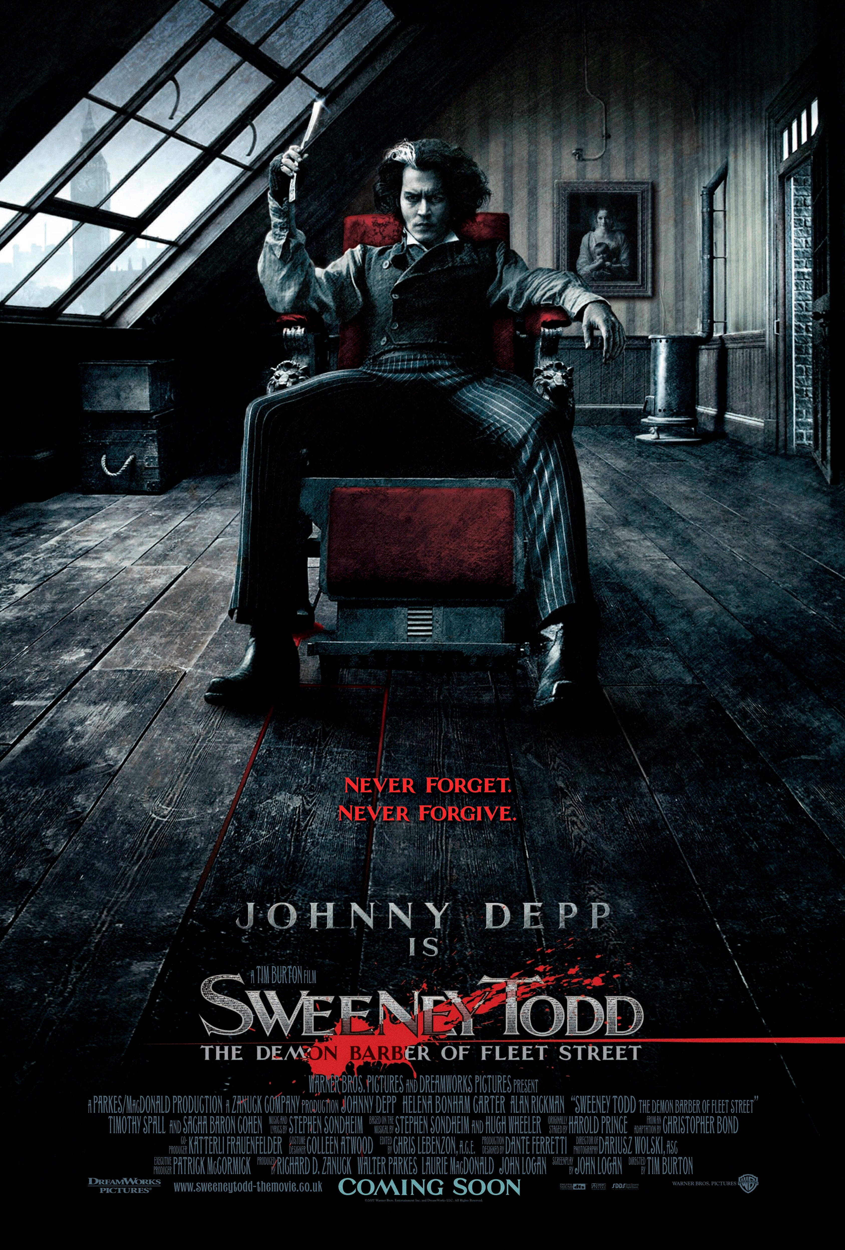 Sweeney Todd  The Demon Barber of Fleet Street (2007) - POSTER