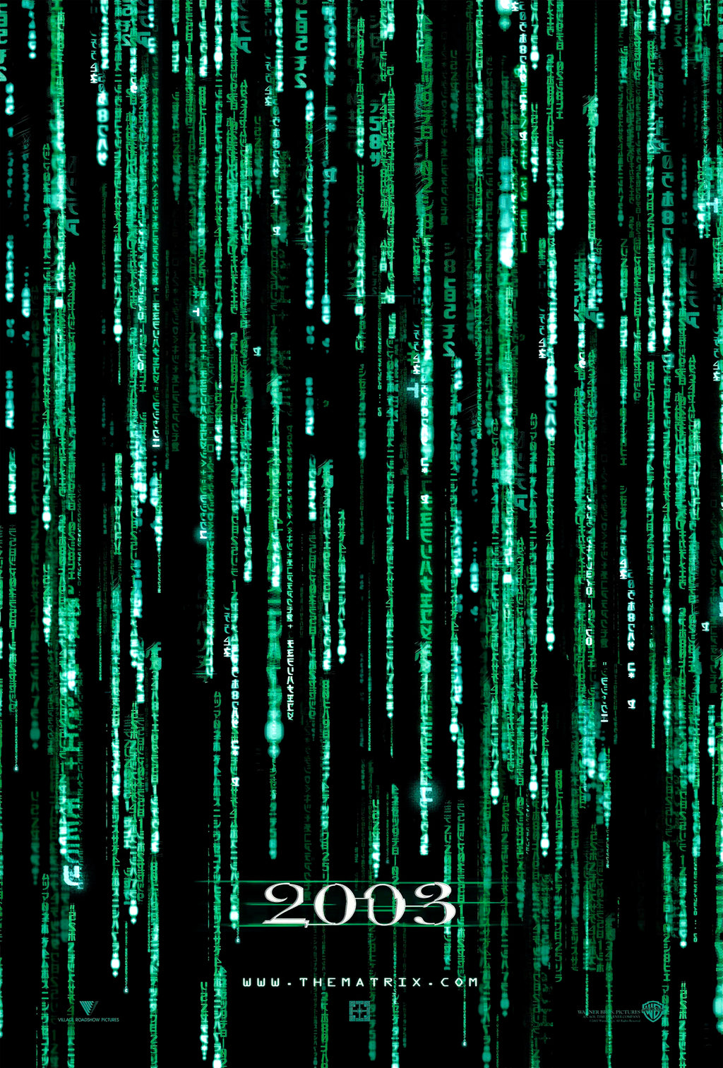The Matrix Reloaded  (2003) A - POSTER