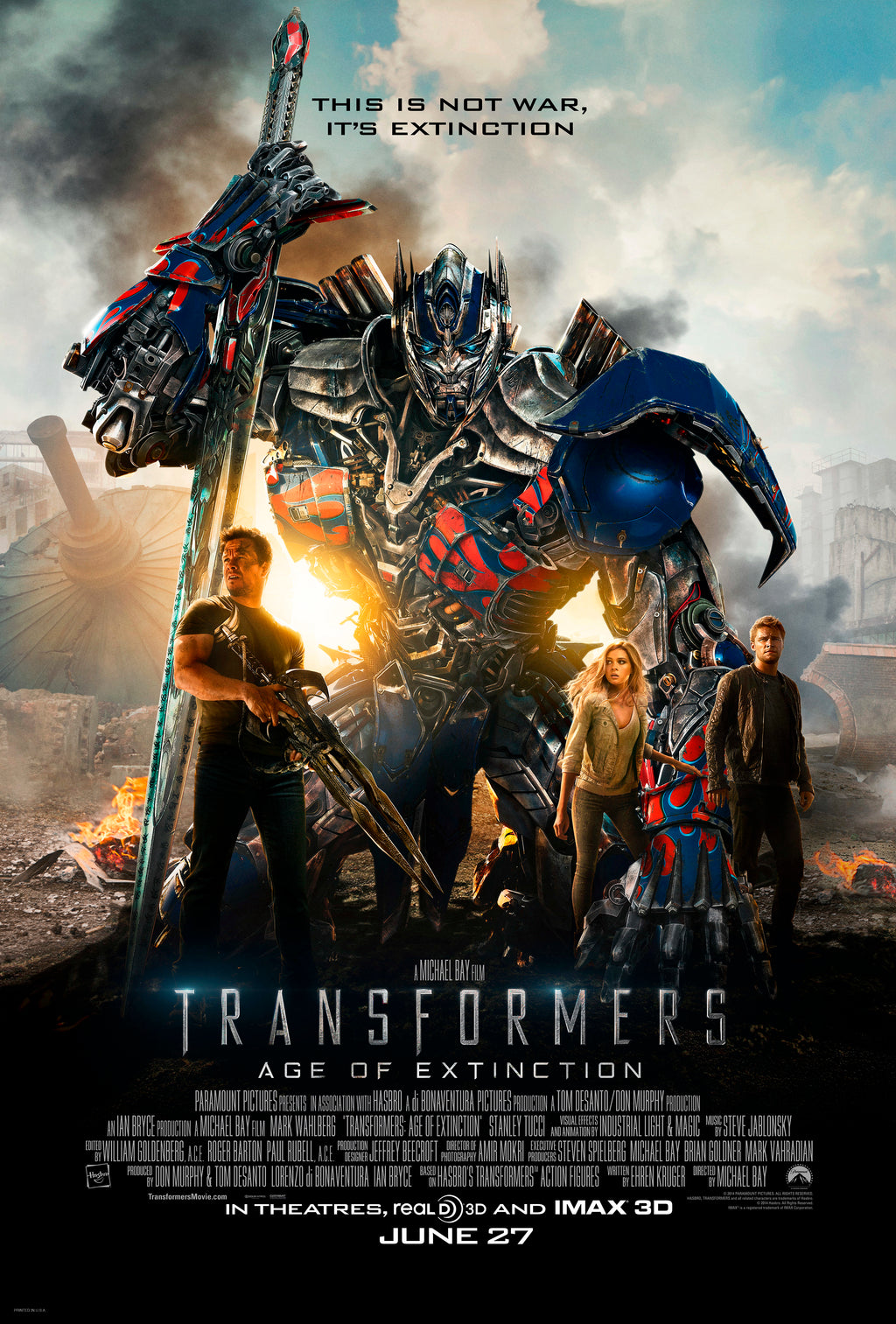 Transformers 4  Age of Extinction  (2014) A - POSTER