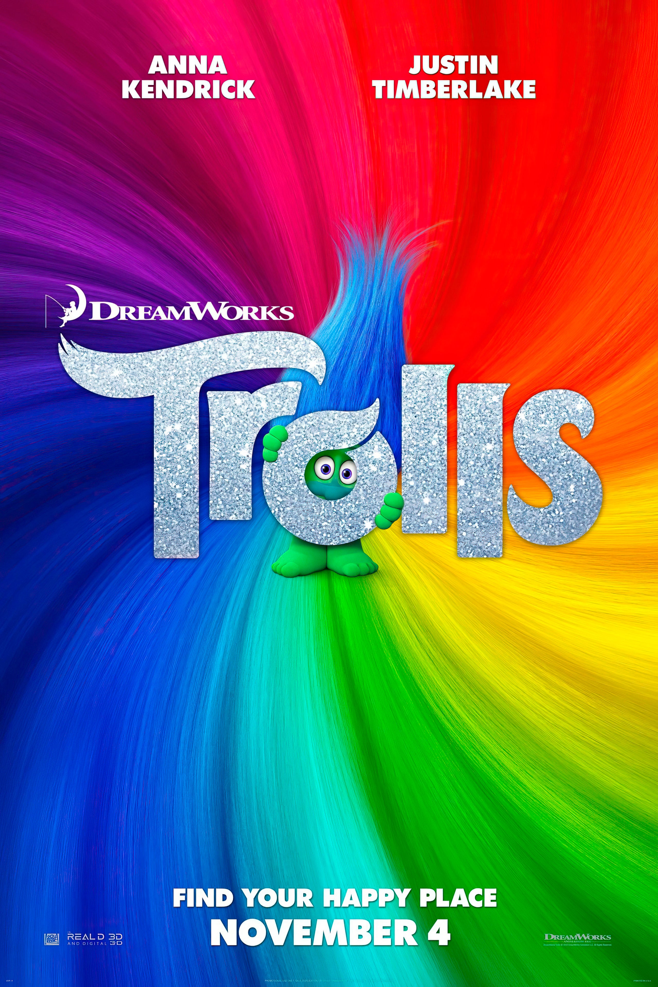 Trolls  (2016) A - POSTER