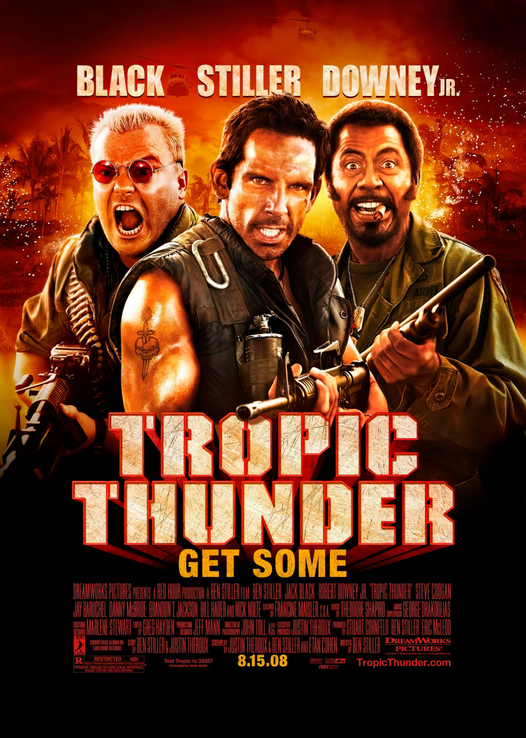 Tropic Thunder (2008) - POSTER