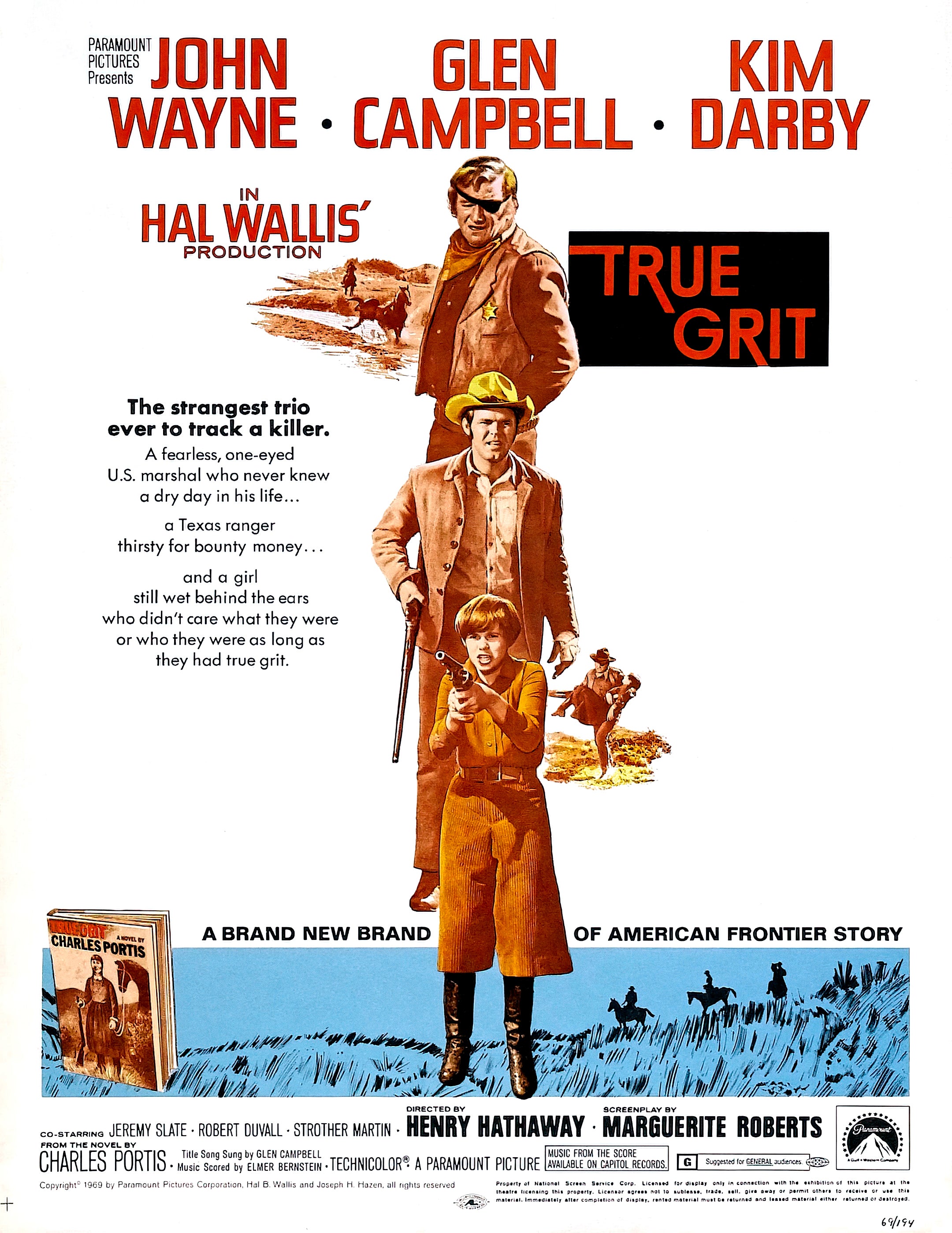 True Grit (1969) - POSTER