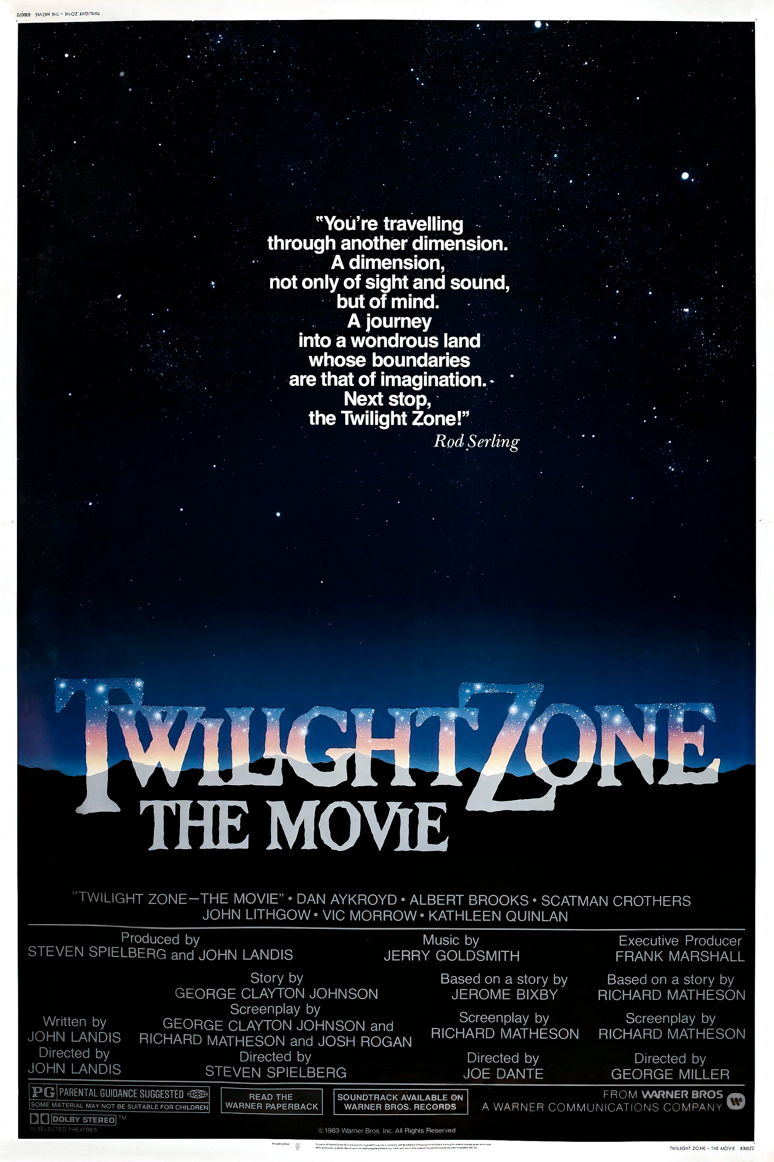 Twilight Zone  The Movie (1983) - POSTER