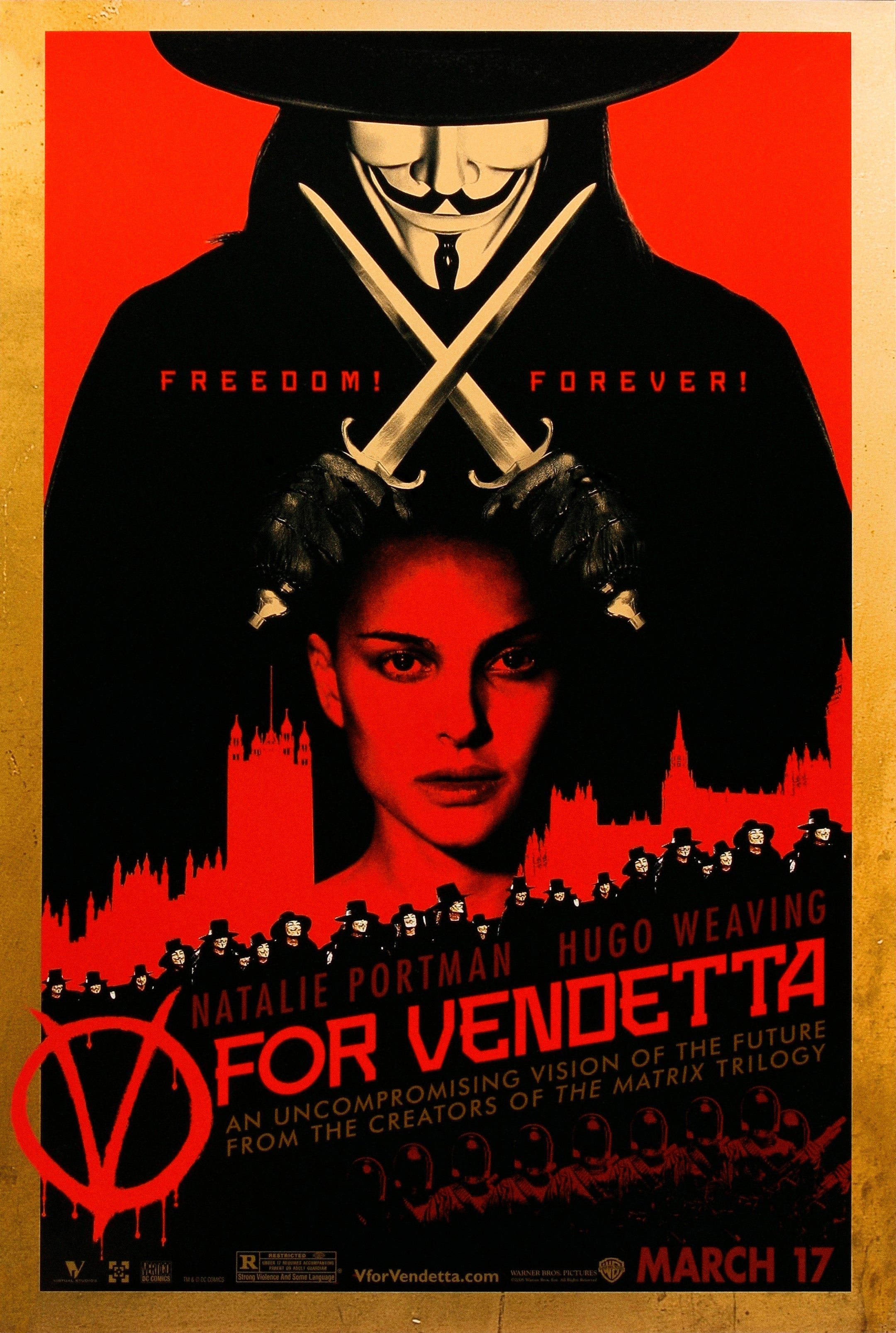 V for Vendetta  (2006) B - POSTER