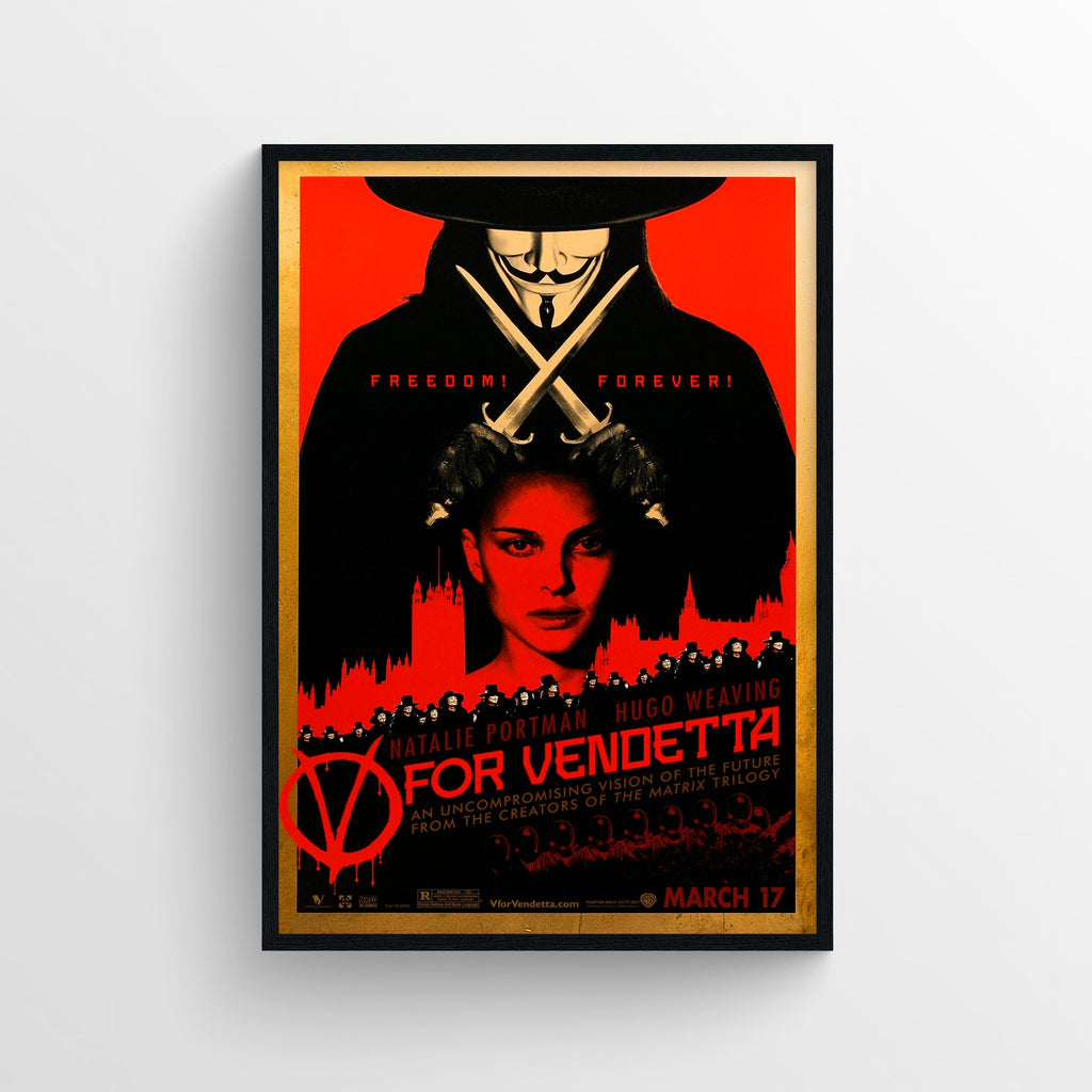 V for Vendetta  (2006) B - POSTER