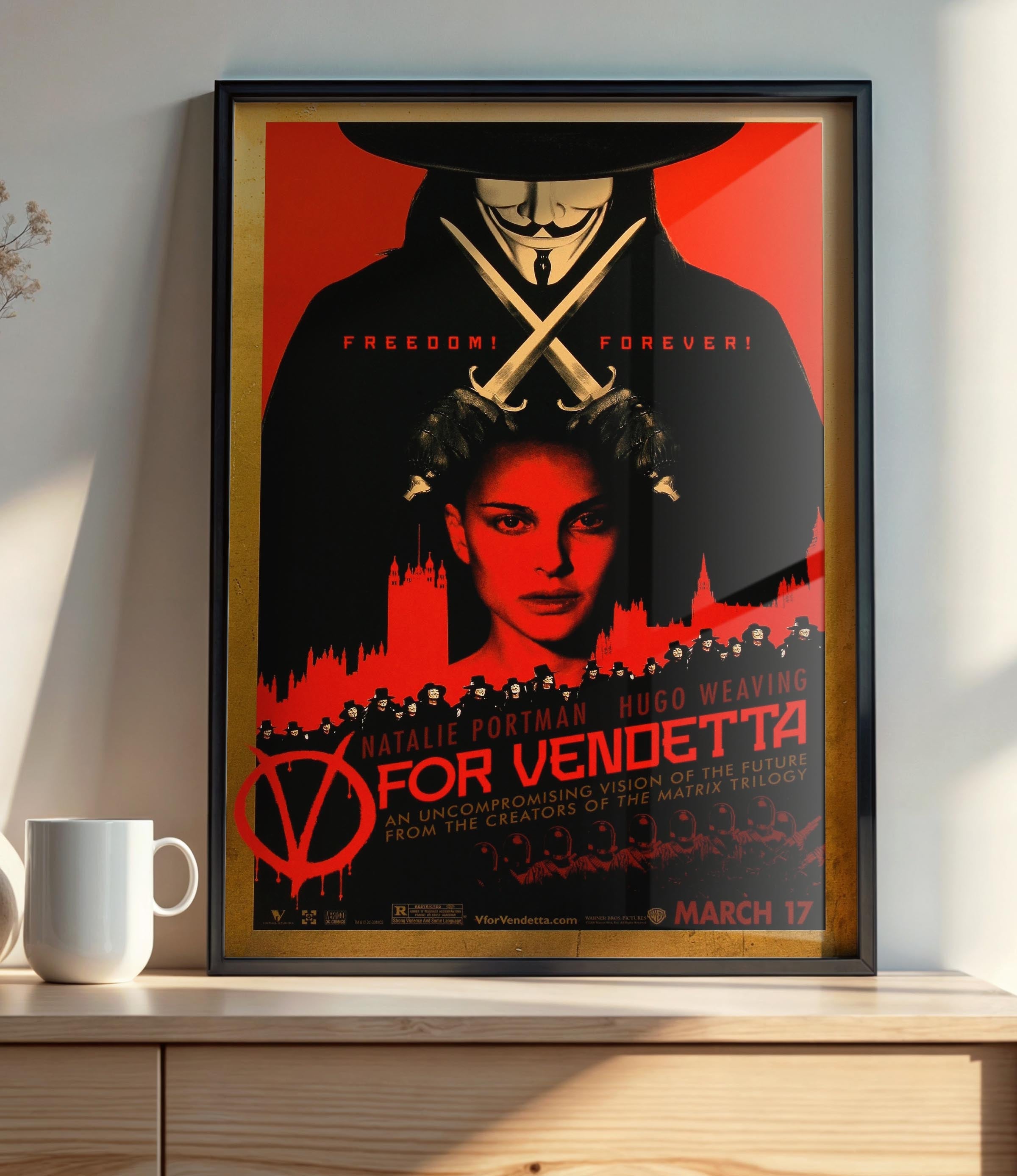 V for Vendetta  (2006) B - POSTER