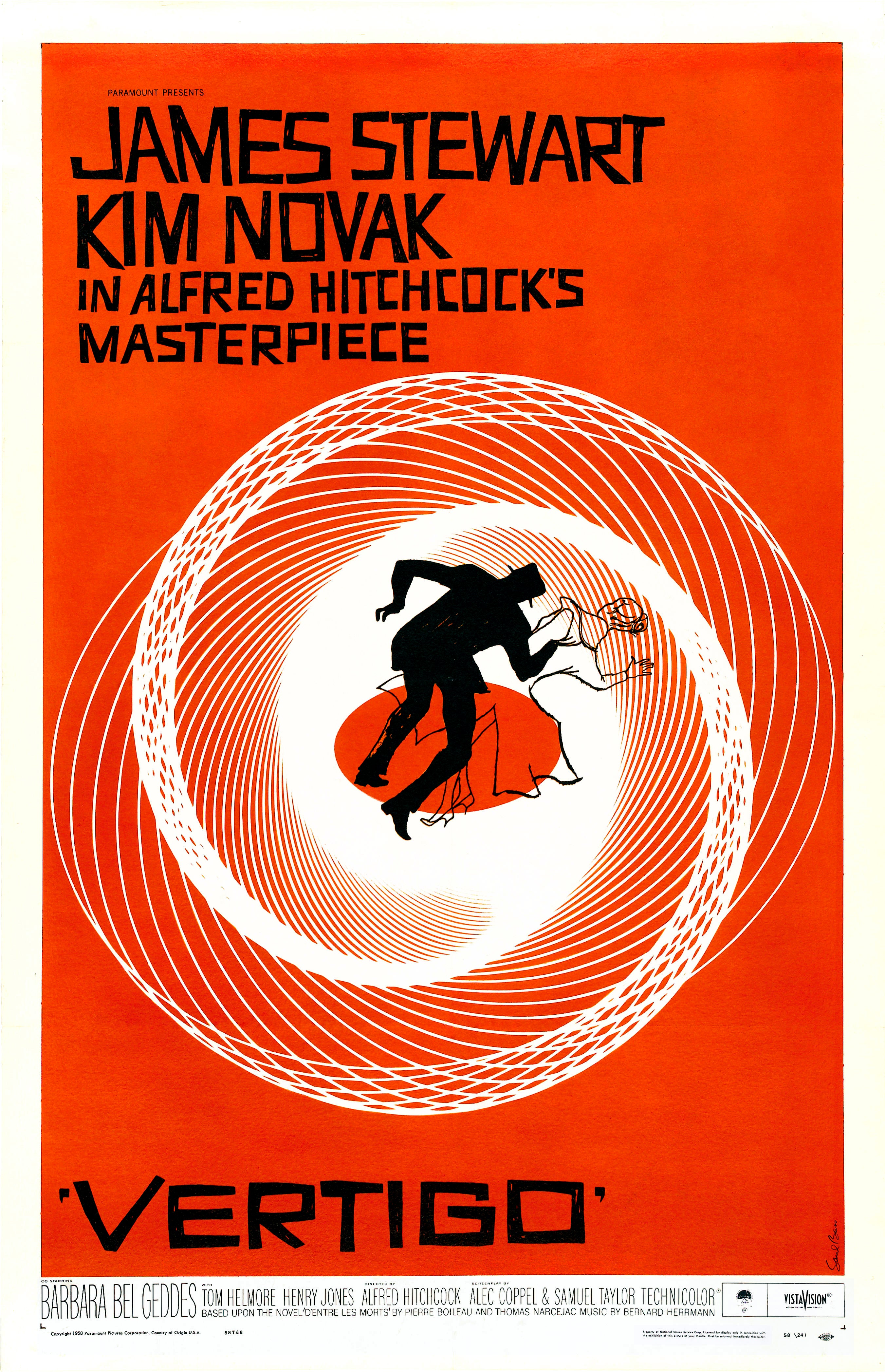 Vertigo  (1958) A - POSTER