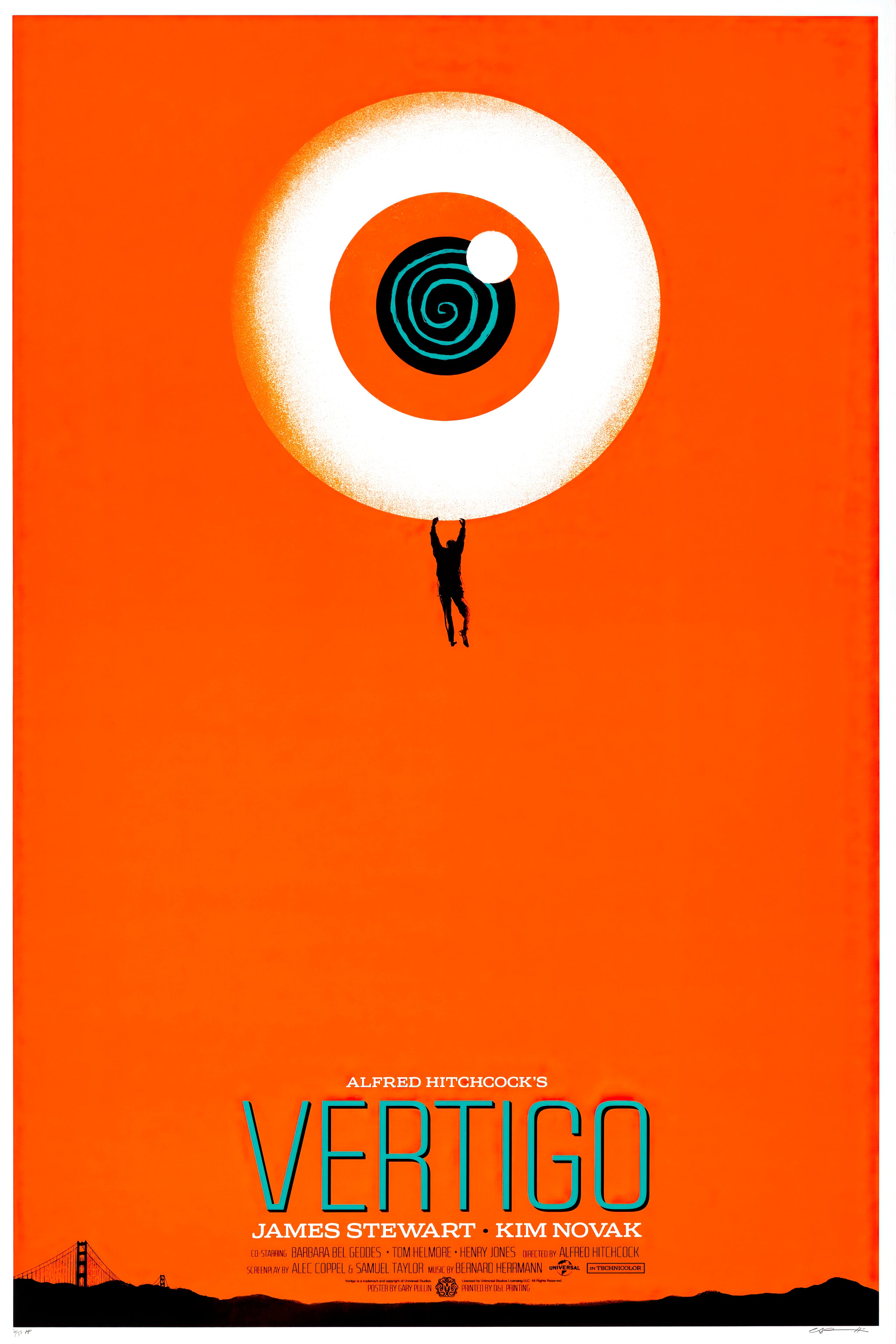 Vertigo  (1958) B - POSTER
