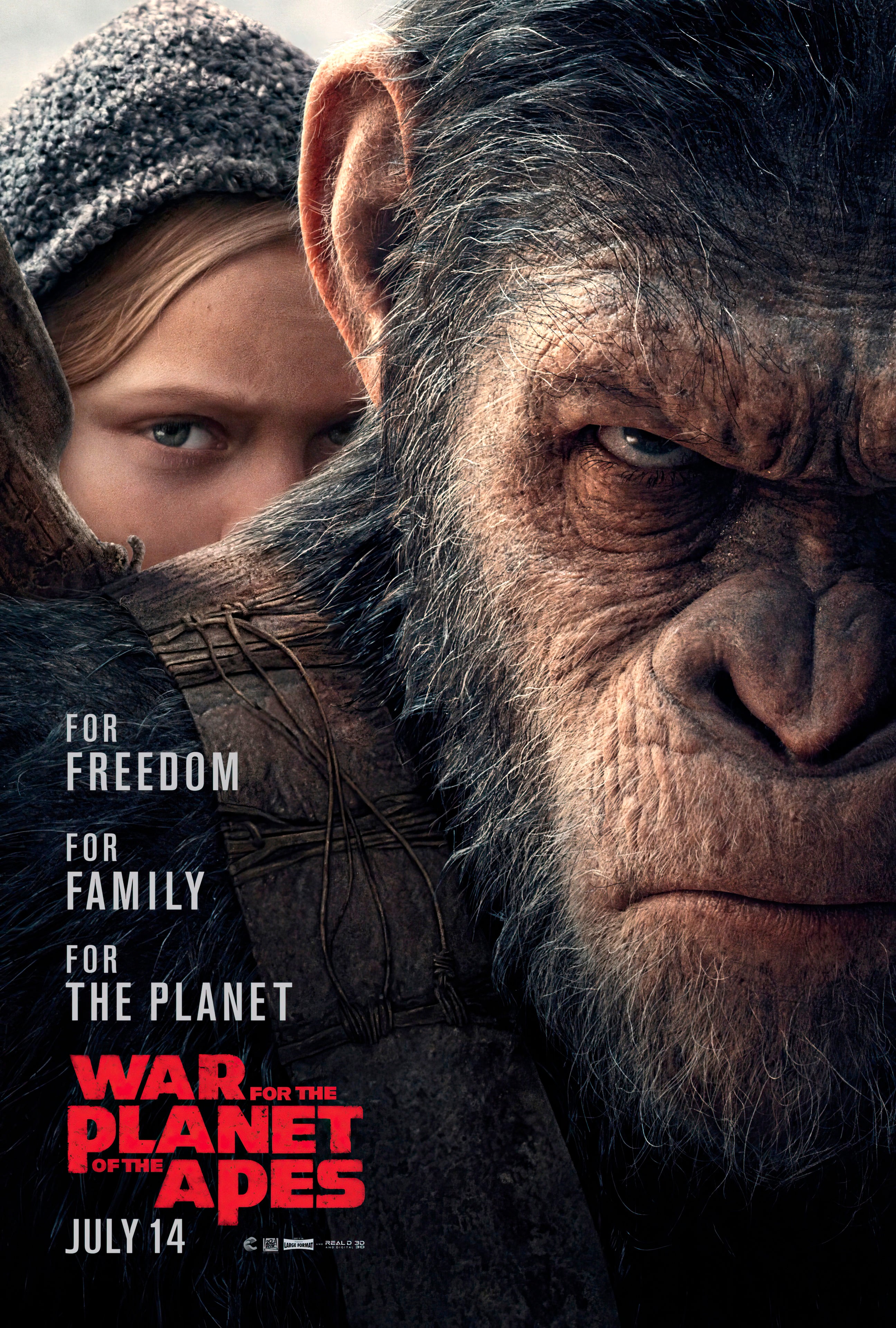 War for the Planet of the Apes (2017) - POSTER