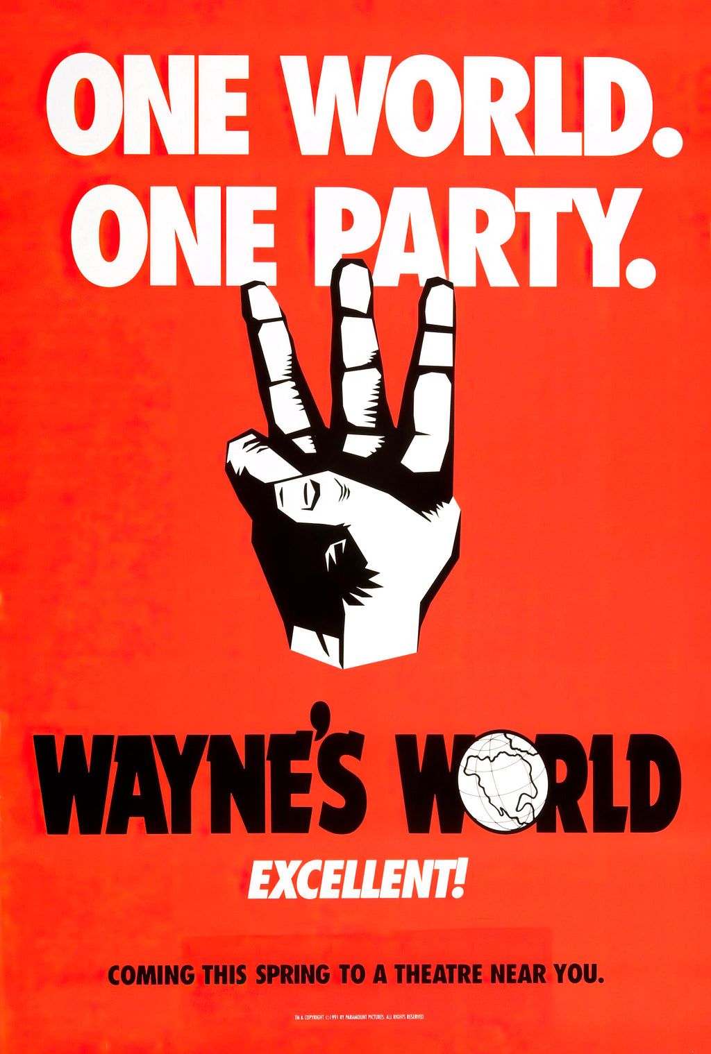 Wayne's World  (1992) A - POSTER