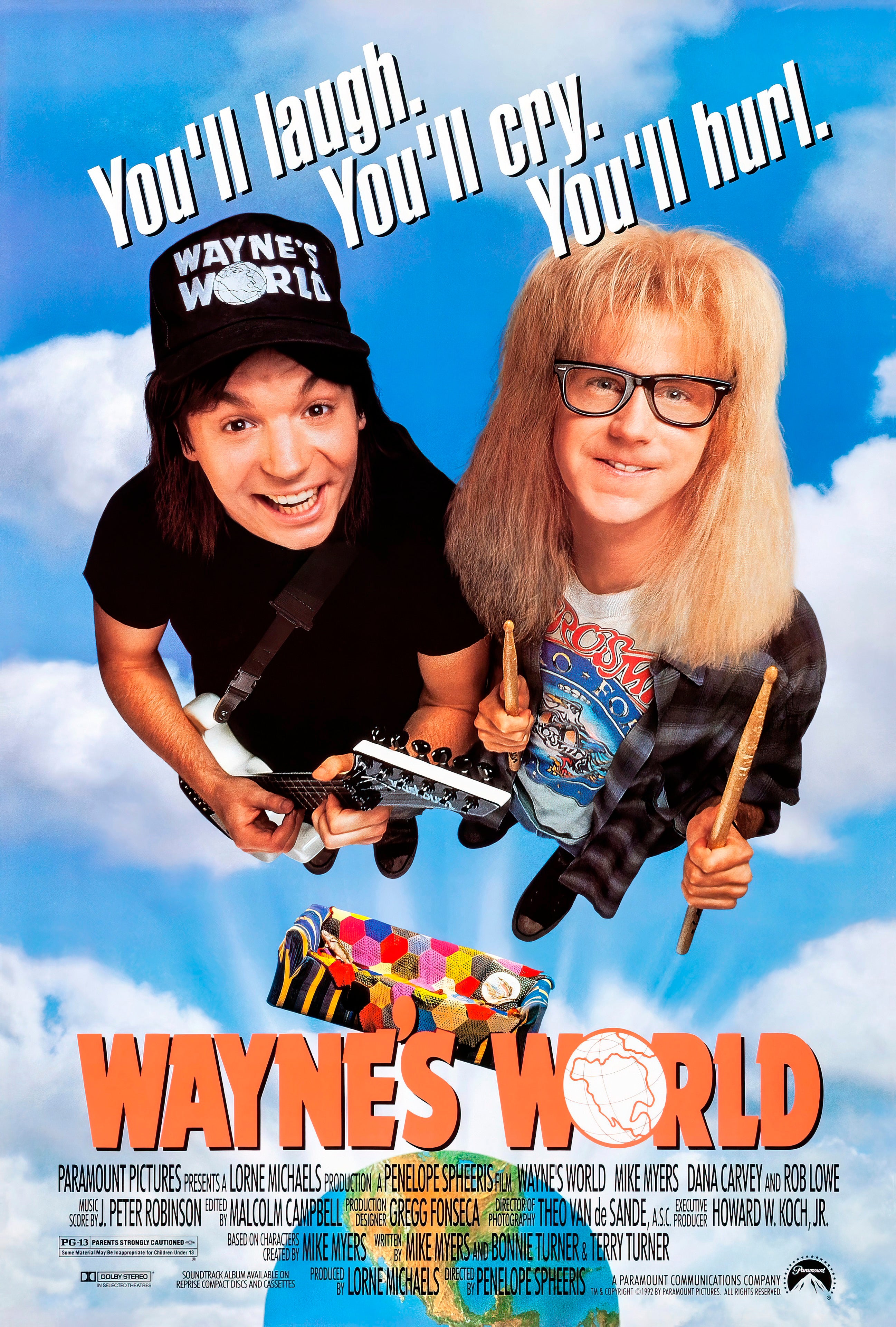 Wayne's World  (1992) B - POSTER
