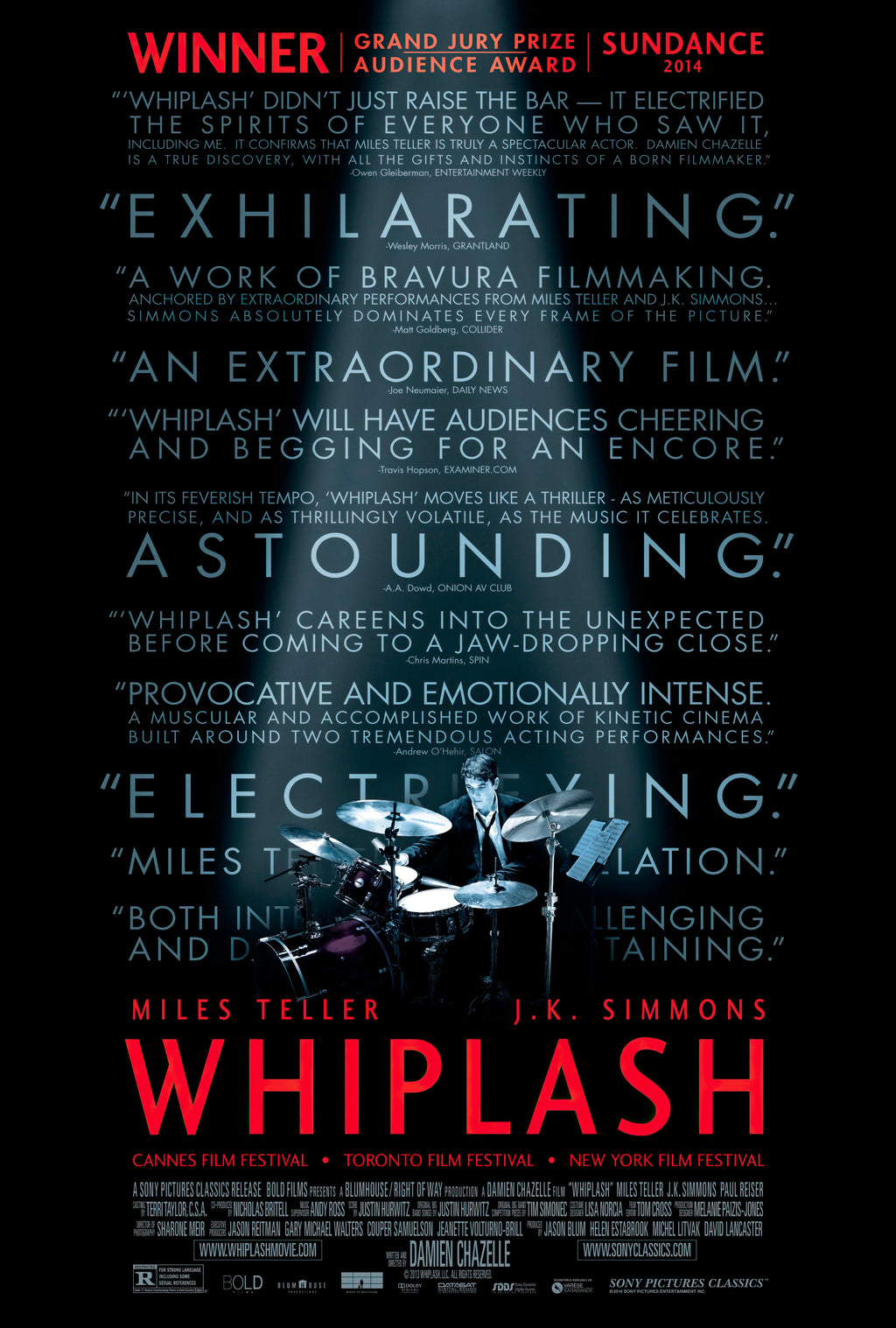 Whiplash  (2014) - POSTER