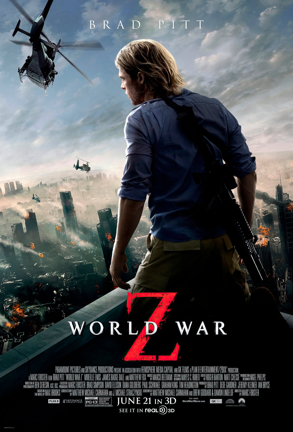World War Z  (2013) B - POSTER