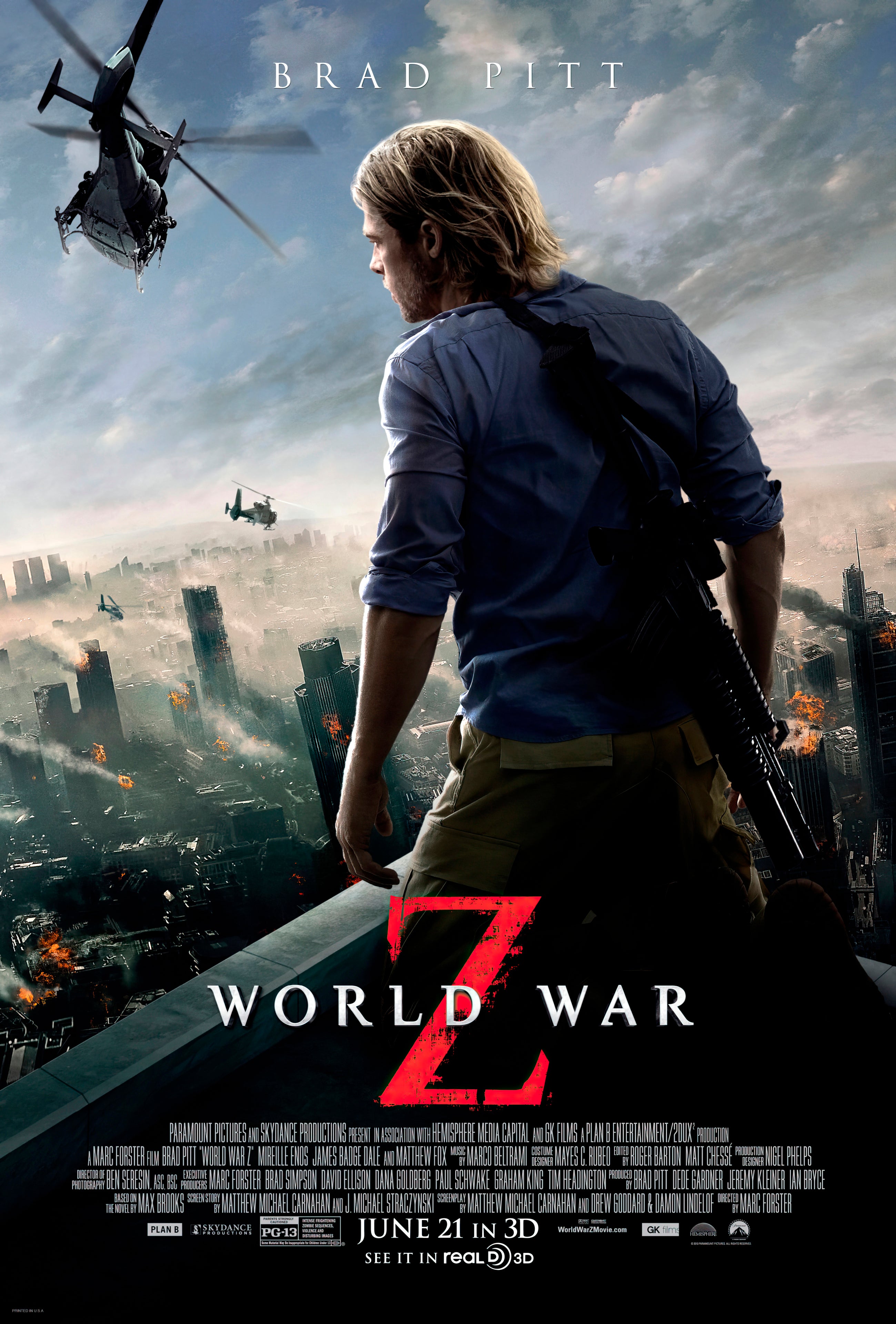 World War Z  (2013) B - POSTER