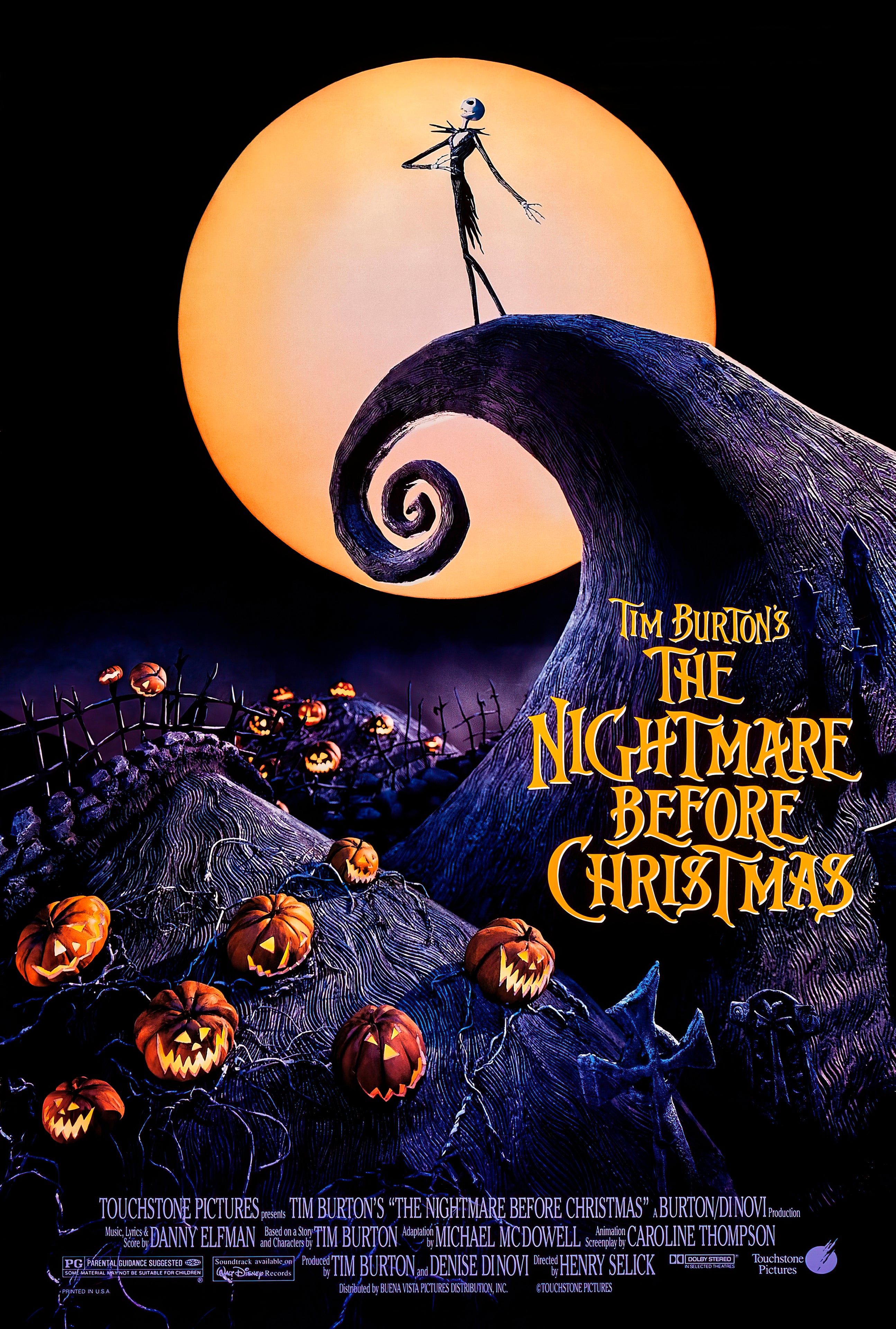 The Nightmare Before Christmas (1993) - POSTER
