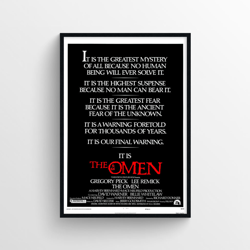 The Omen (1976) - POSTER