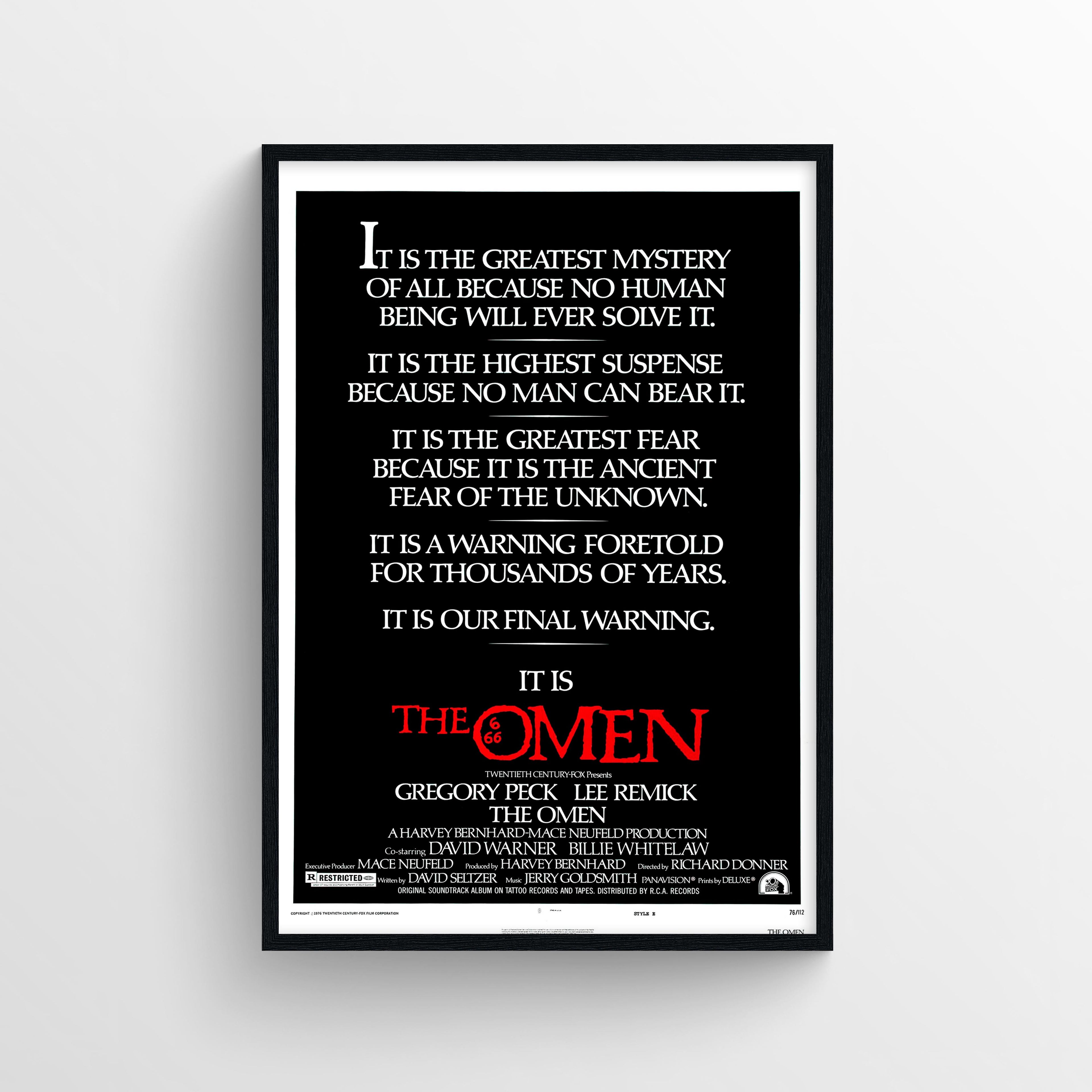 The Omen (1976) - POSTER
