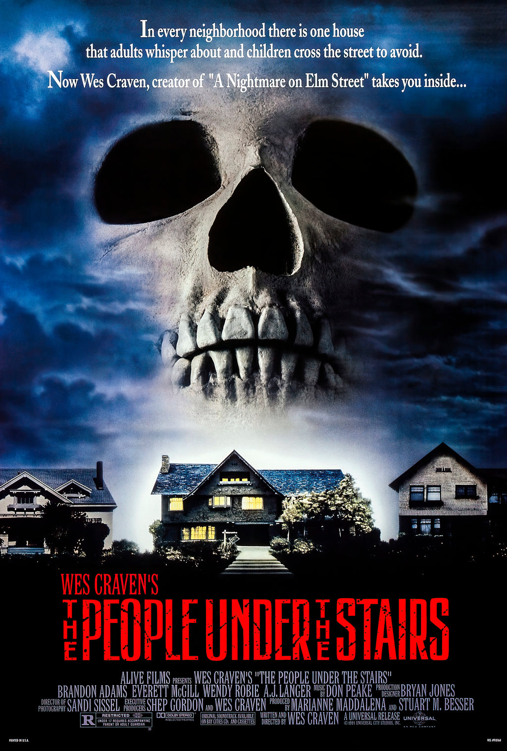 The People Under the Stairs (1991) - POSTER