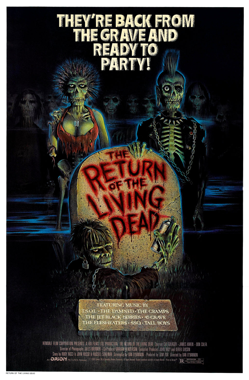 The Return of the Living Dead (1985) - POSTER