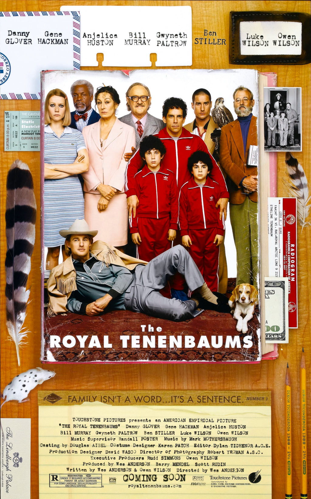 The Royal Tenenbaums (2001) - POSTER