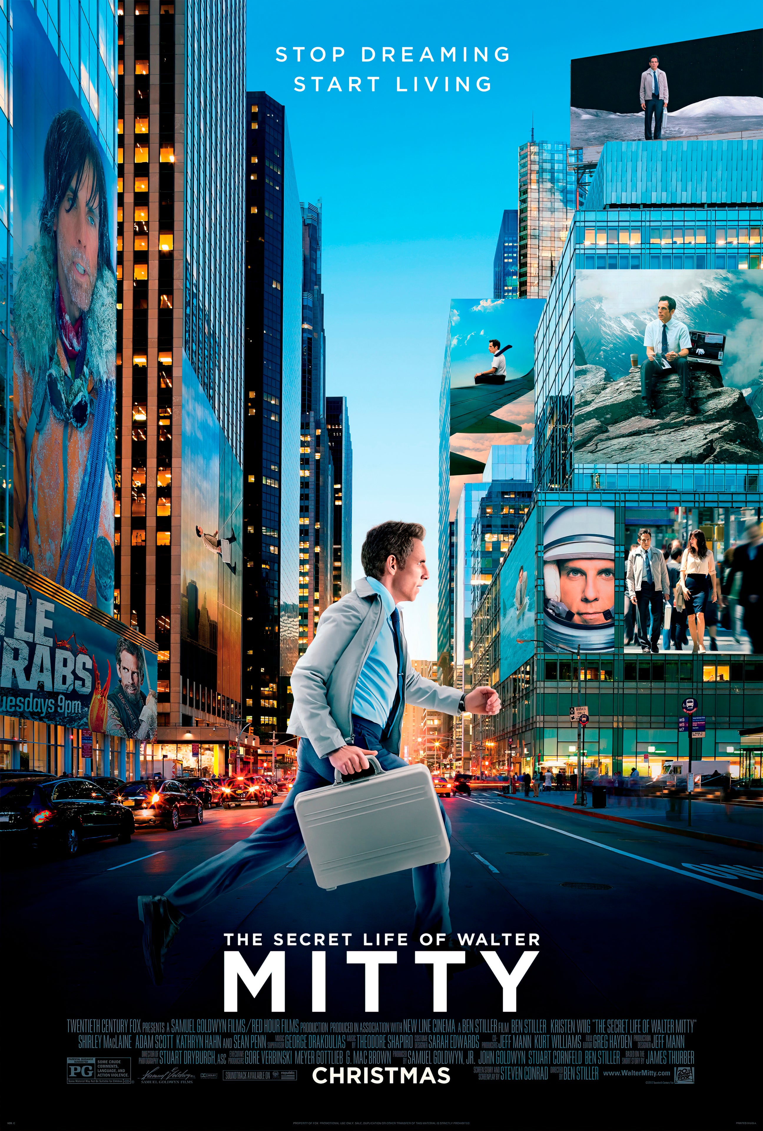 The Secret Life of Walter Mitty (2013) - POSTER