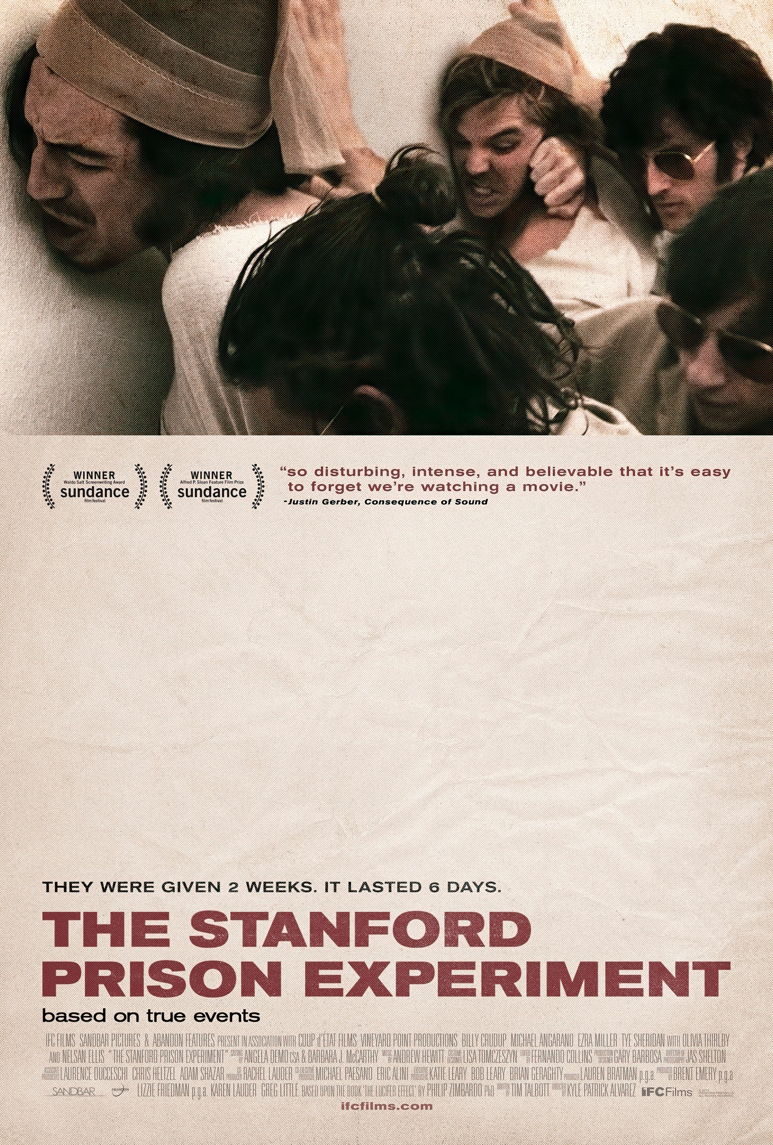 The Stanford Prison Experiment (2015) - POSTER