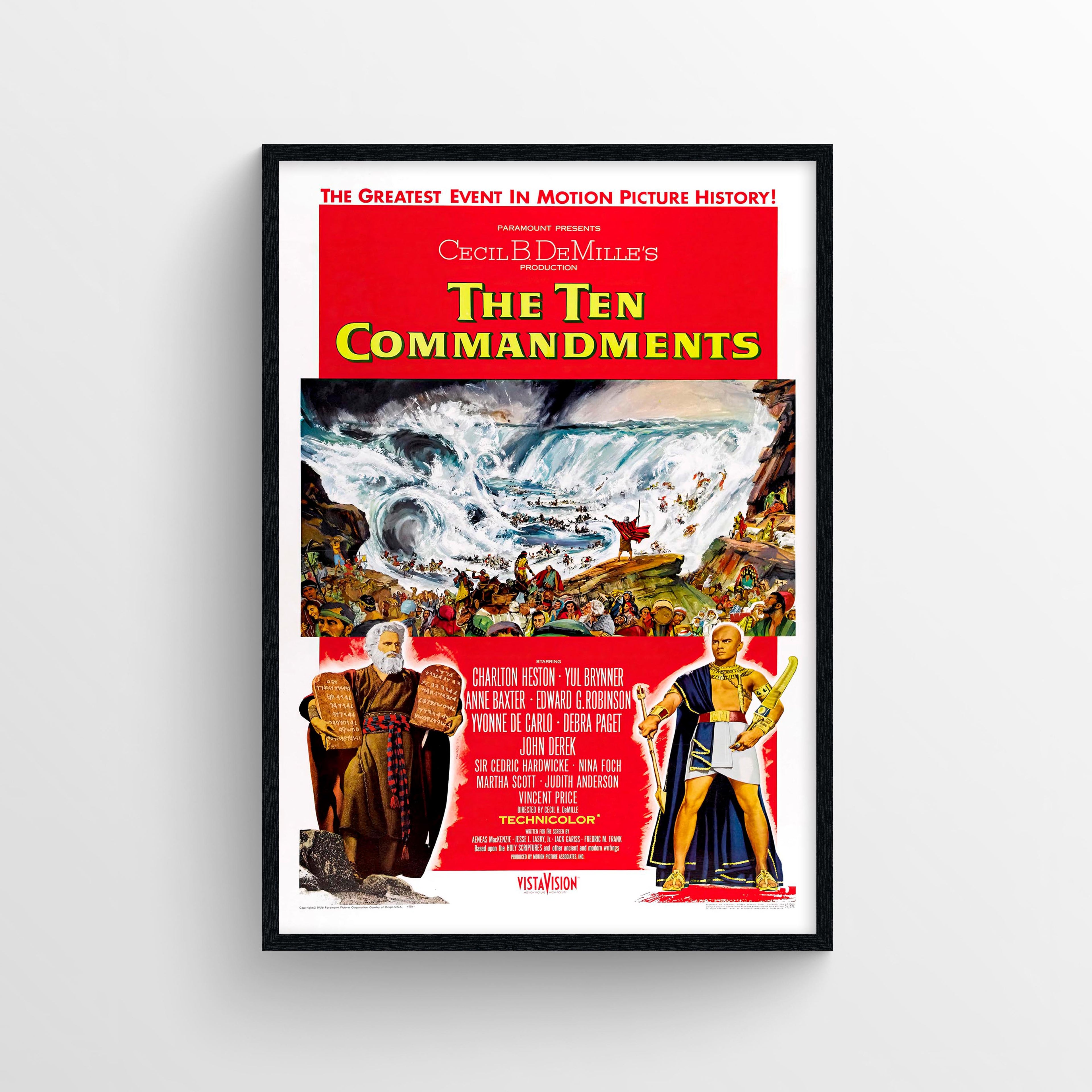 The Ten Commandments (1956) - POSTER