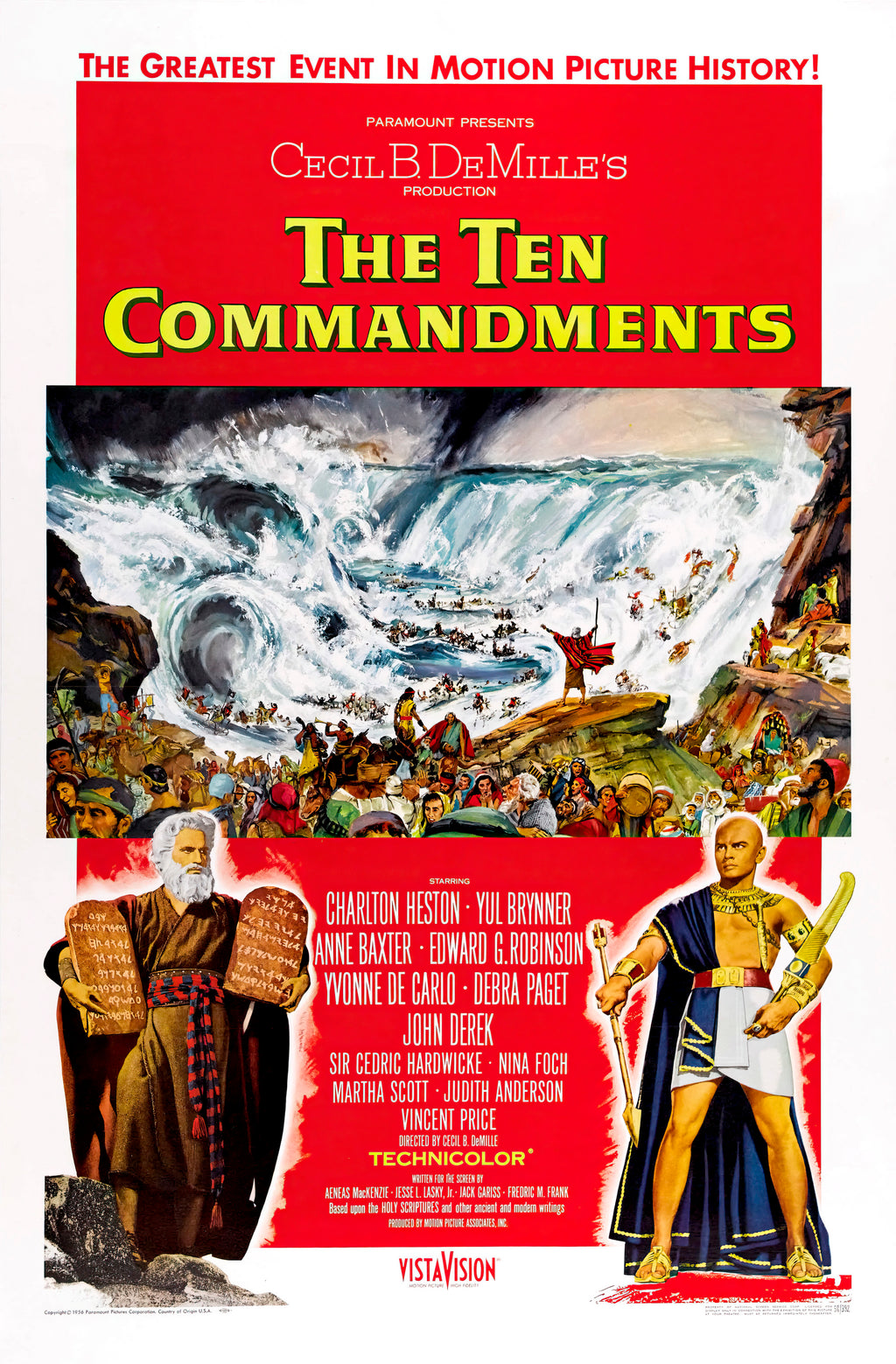 The Ten Commandments (1956) - POSTER