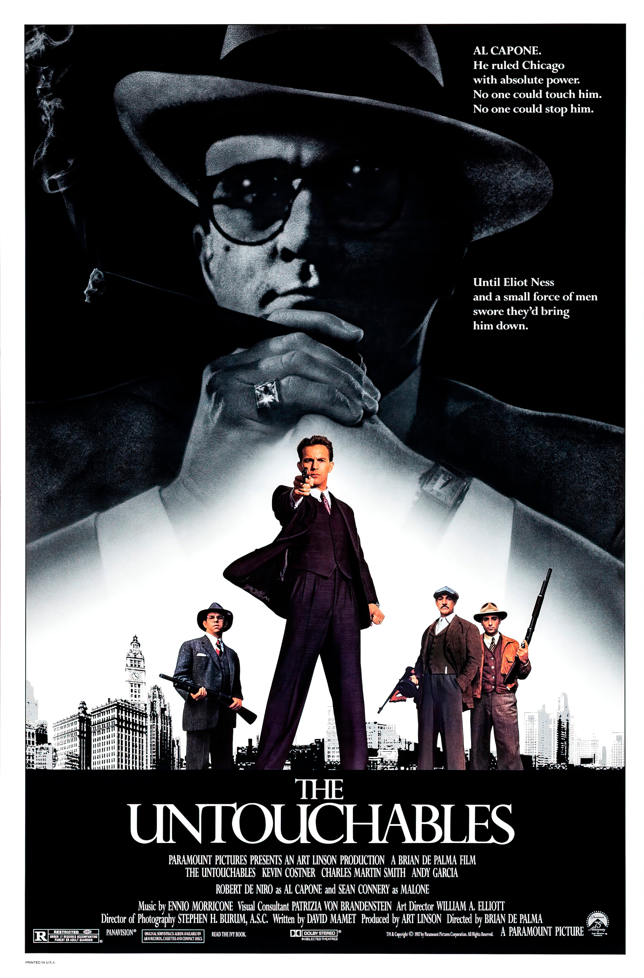 The Untouchables (1987) - POSTER