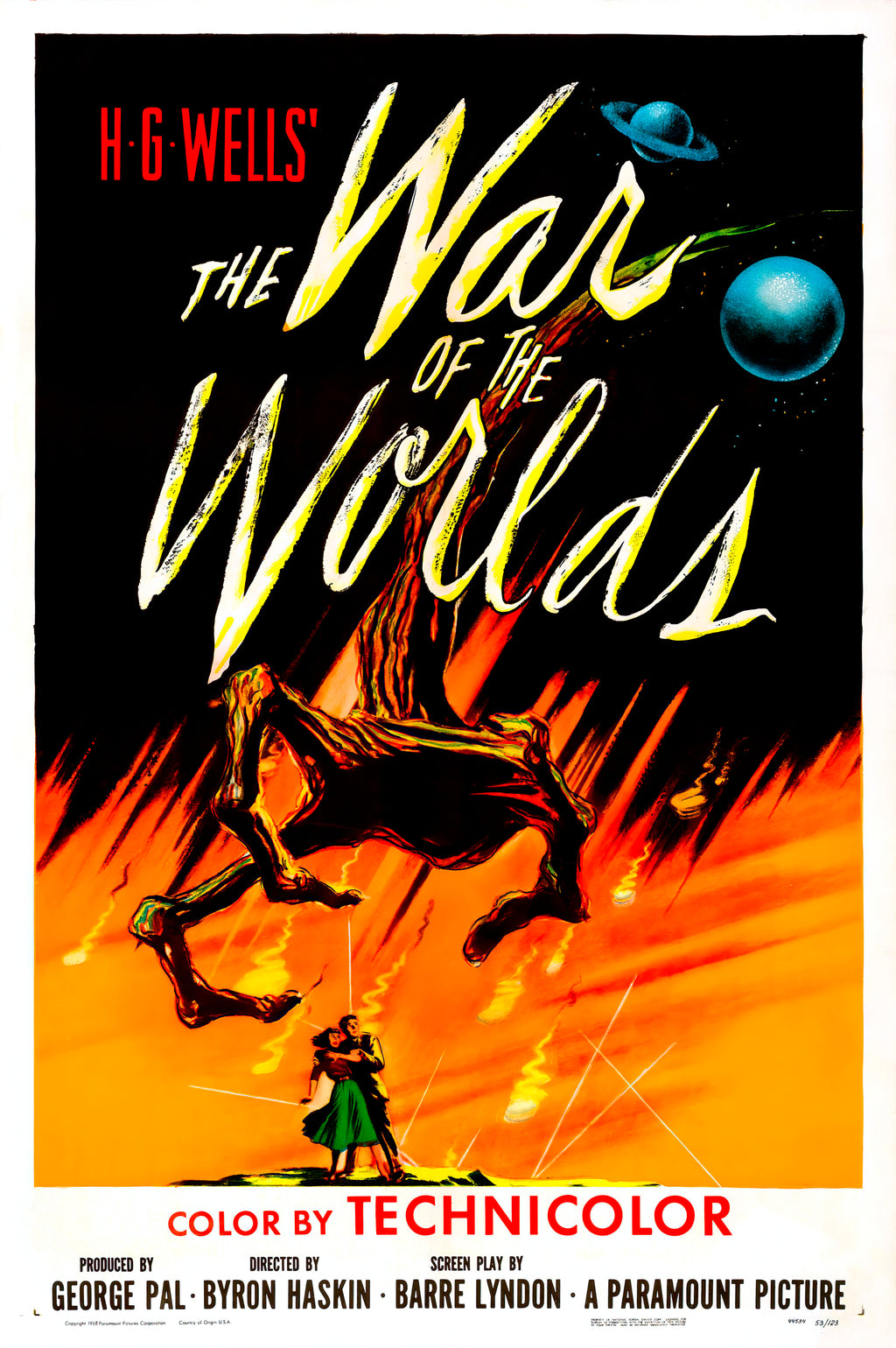 The War of the Worlds (1953) - POSTER