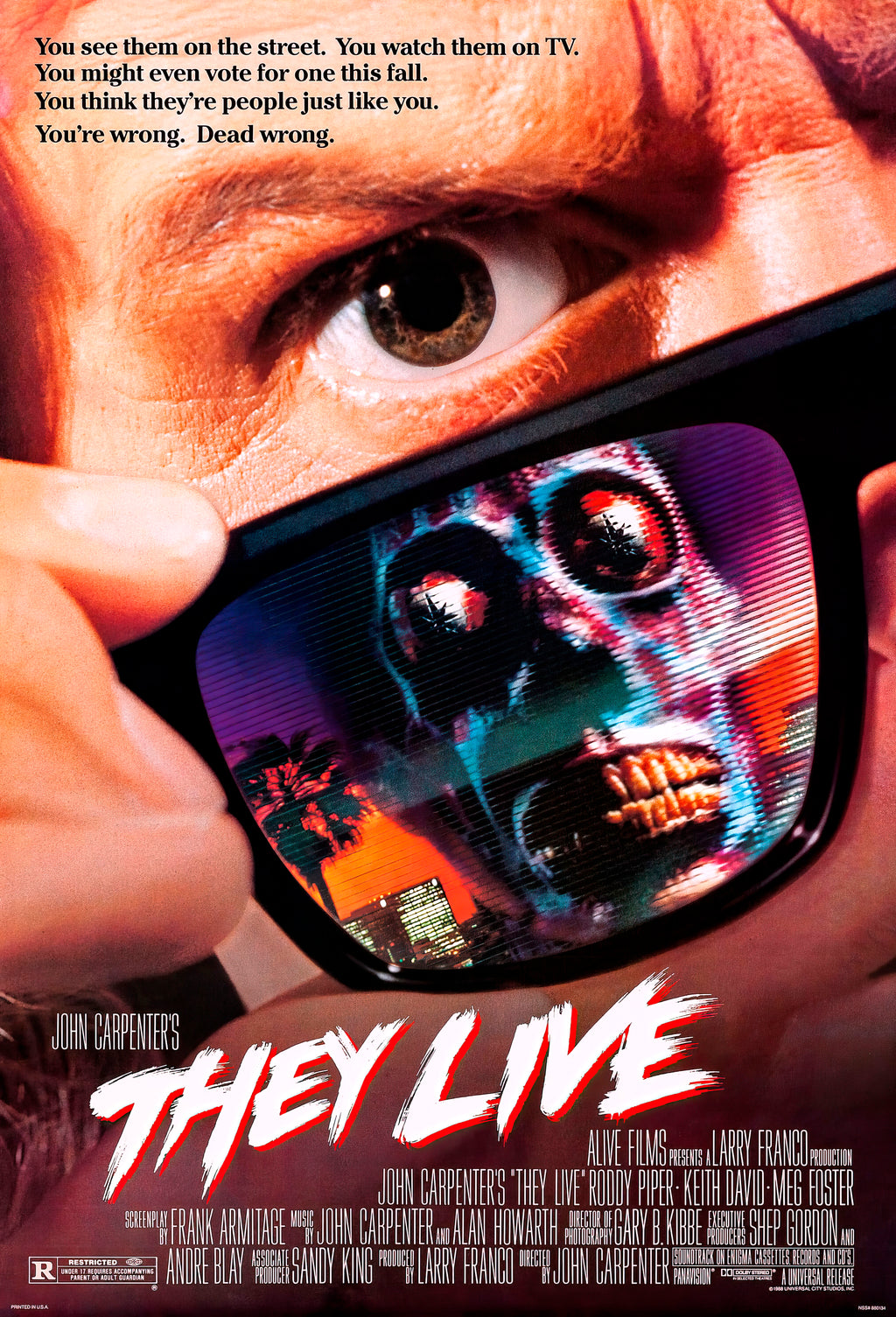 They Live (1988) - POSTER