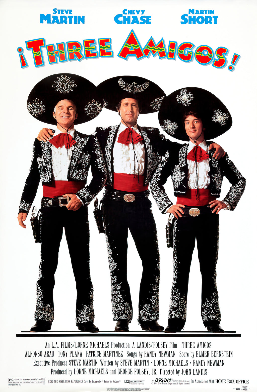 Three Amigos (1986) - POSTER
