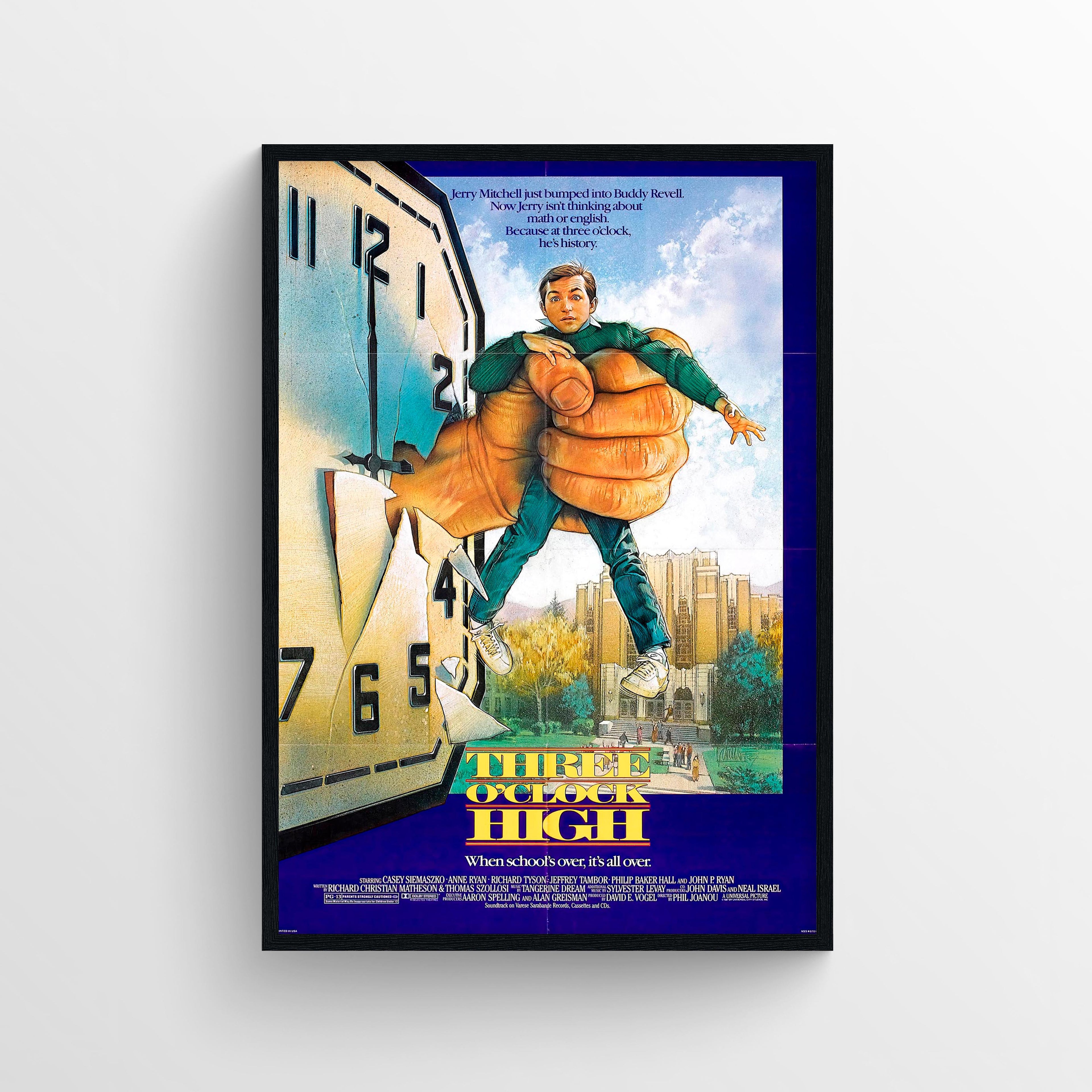 Three O'Clock High (1987) - POSTER