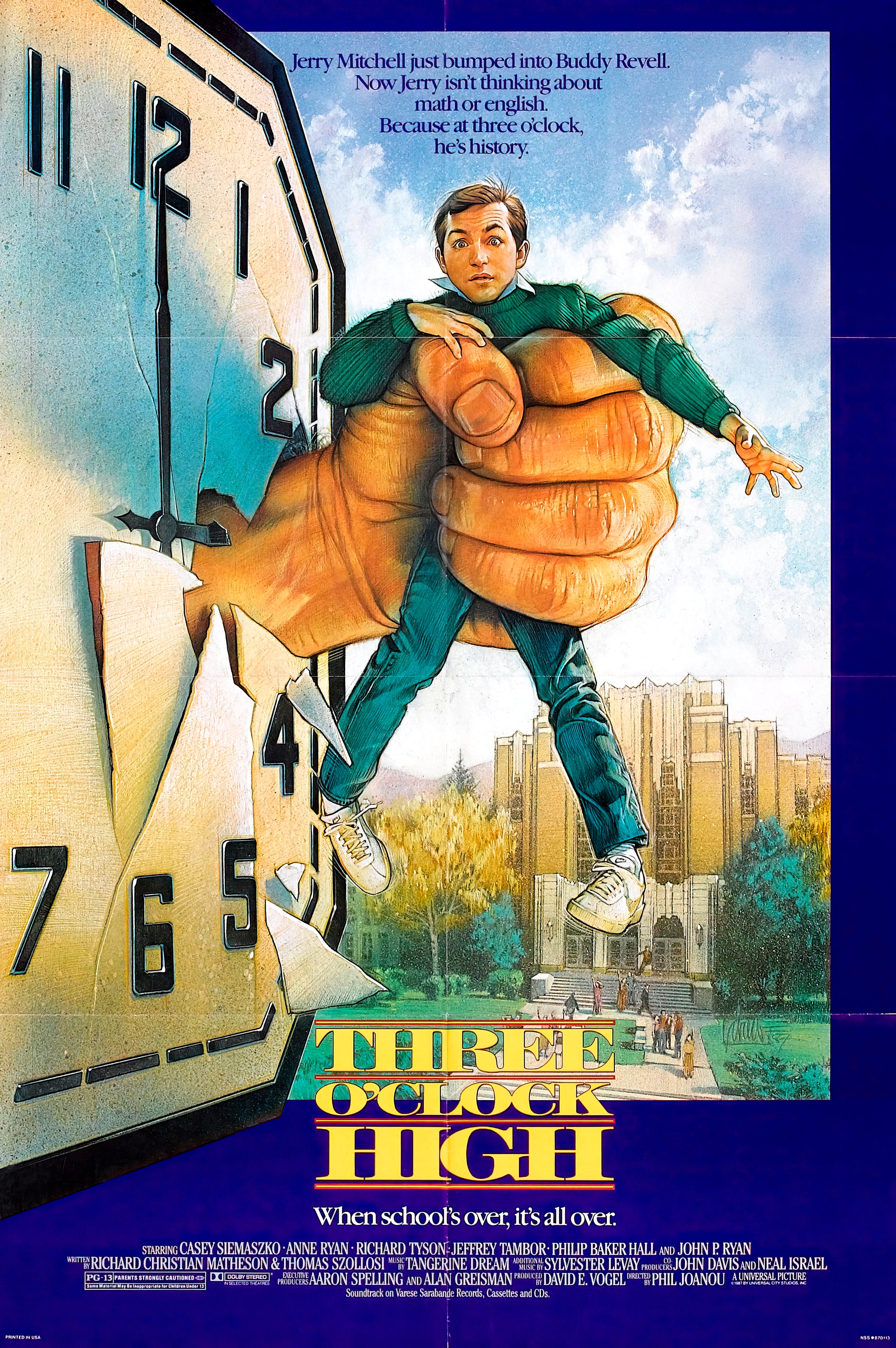 Three O'Clock High (1987) - POSTER
