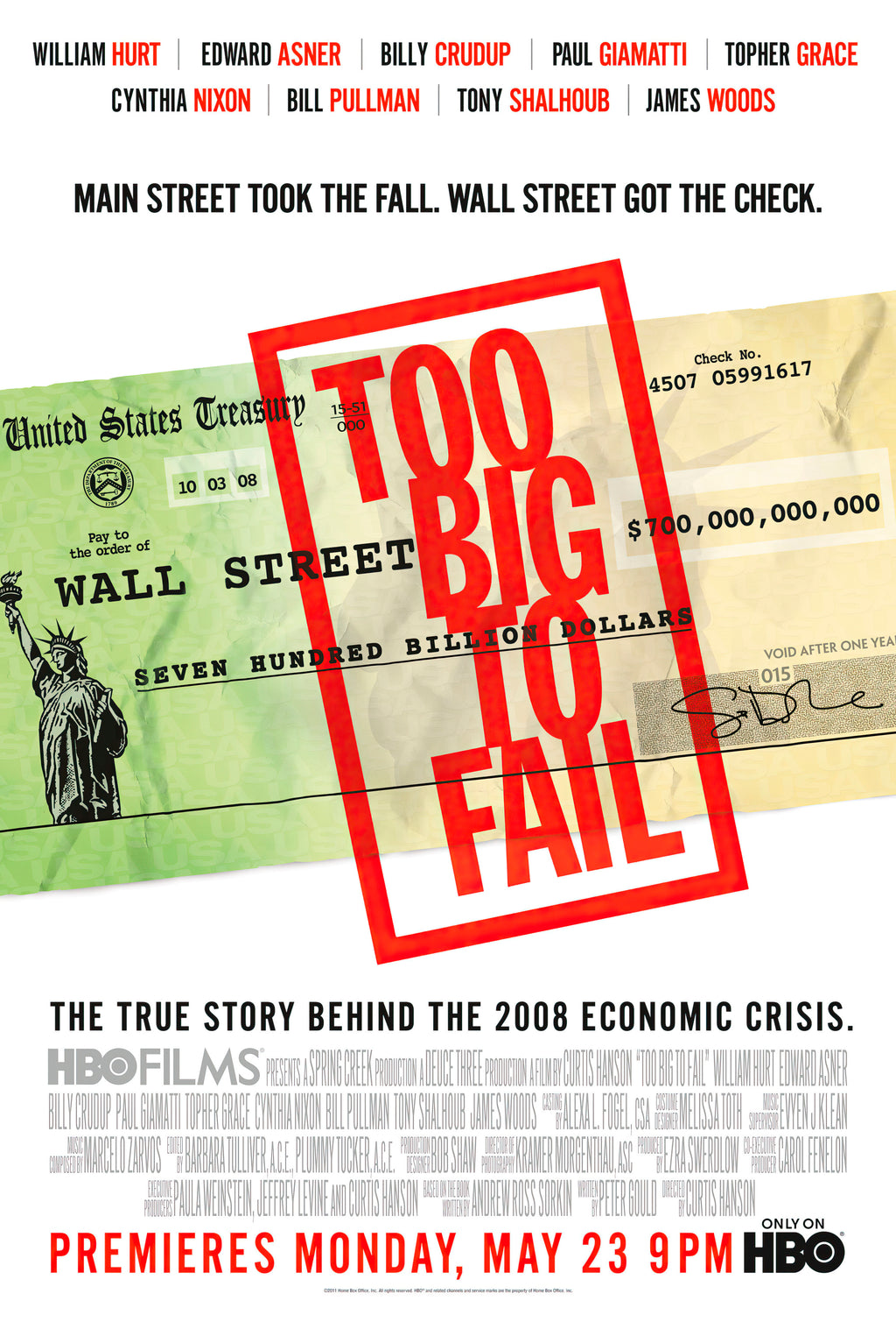 Too Big to Fail (2011) - POSTER