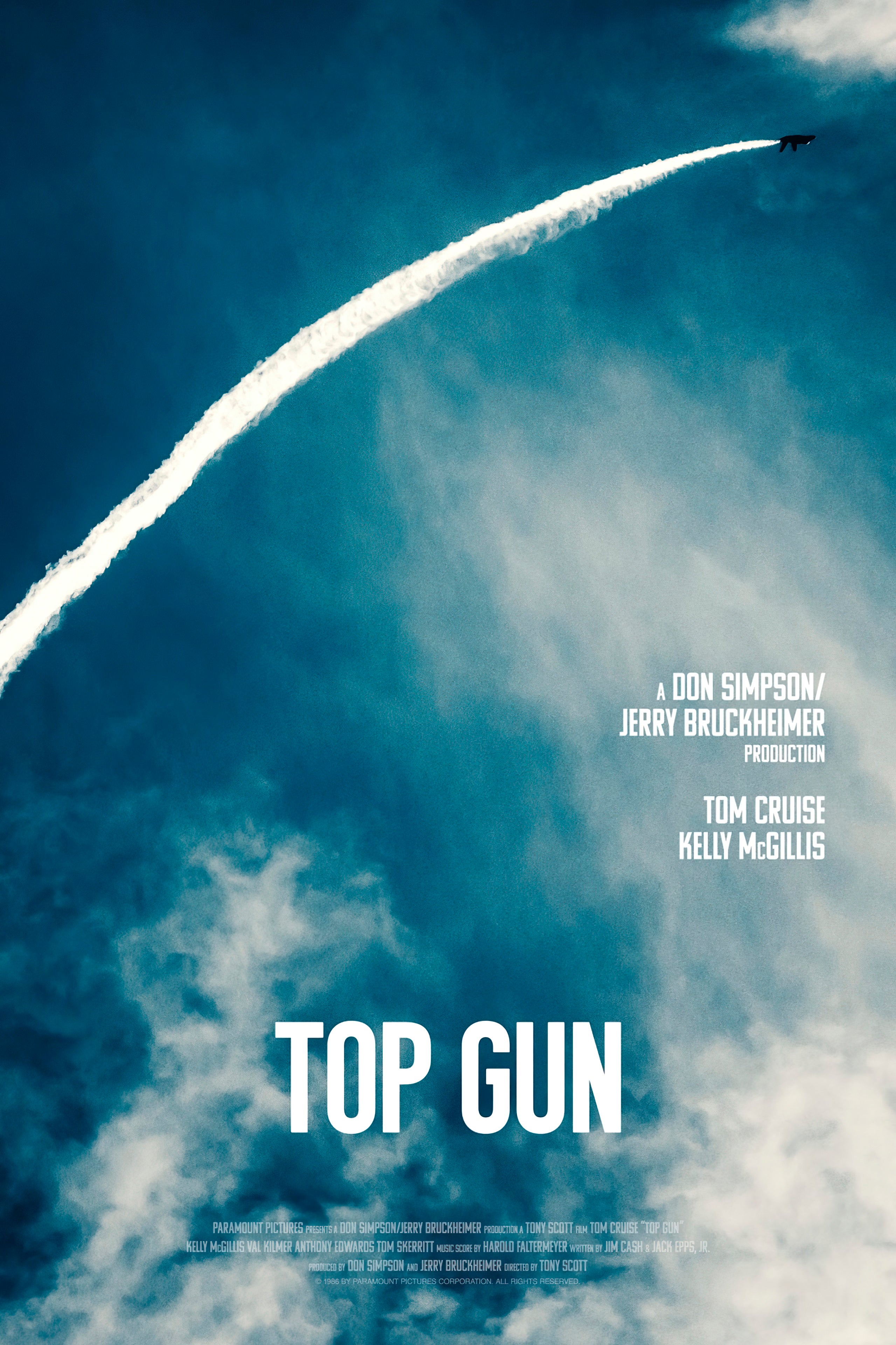 Top Gun  (1986) B - POSTER