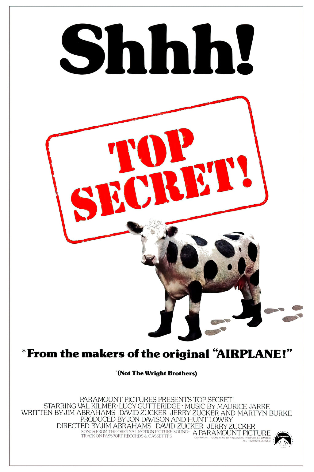 Top Secret!  (1984) A - POSTER