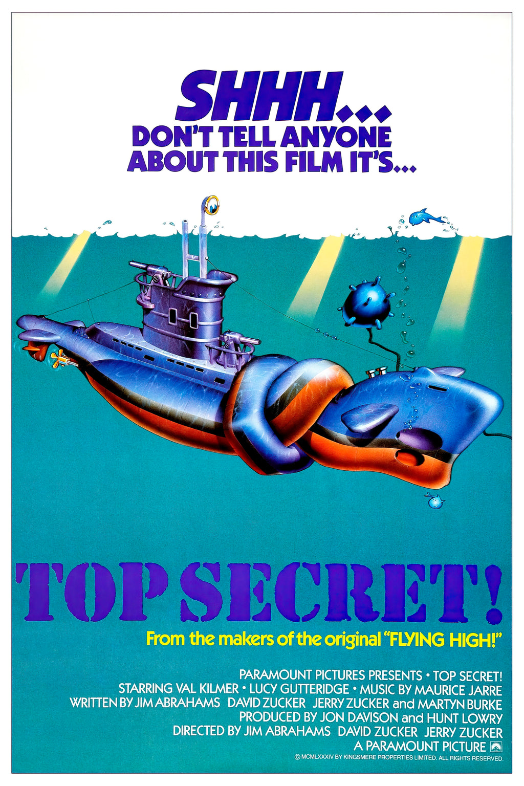 Top Secret!  (1984) B - POSTER