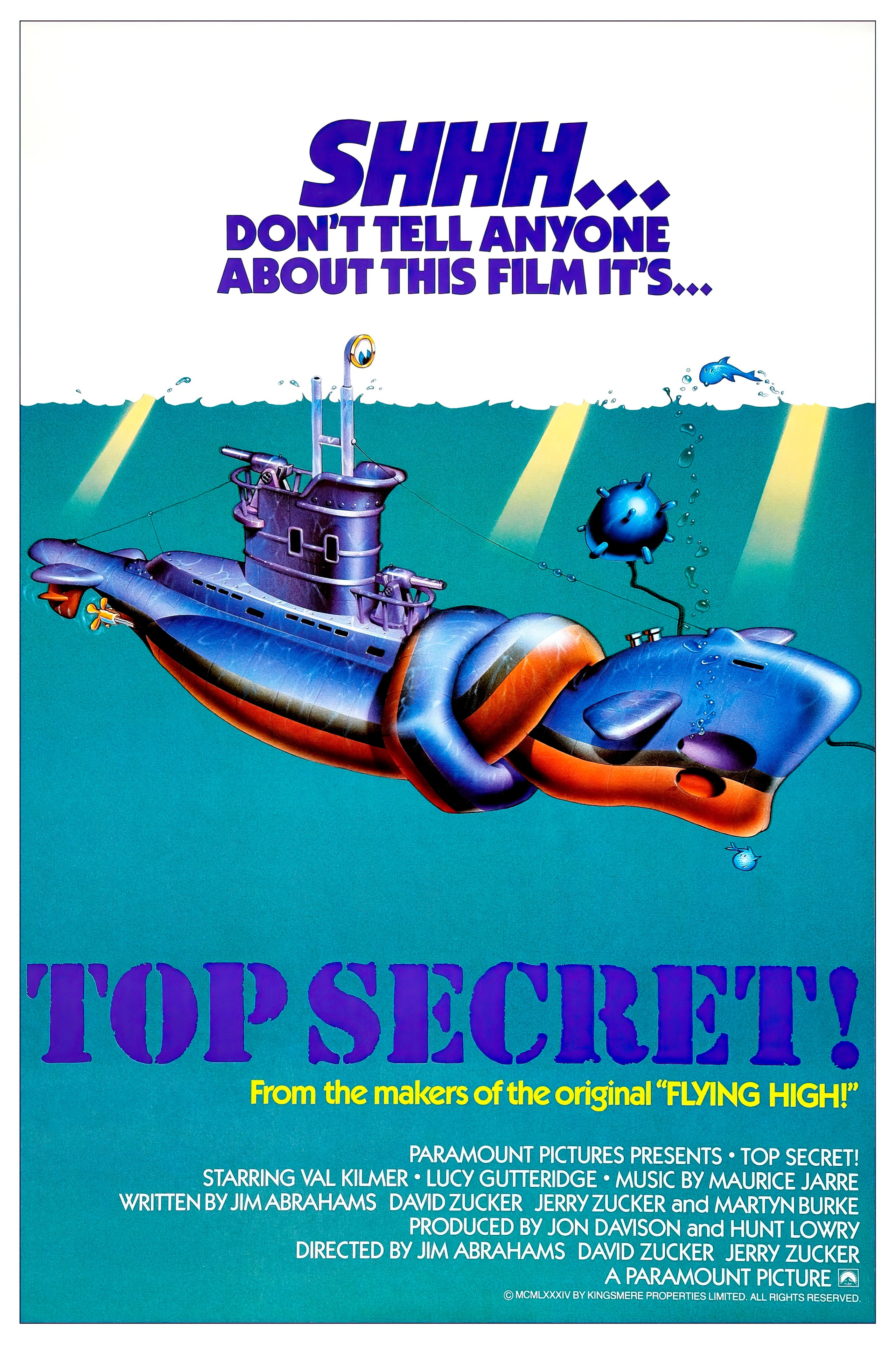 Top Secret!  (1984) B - POSTER