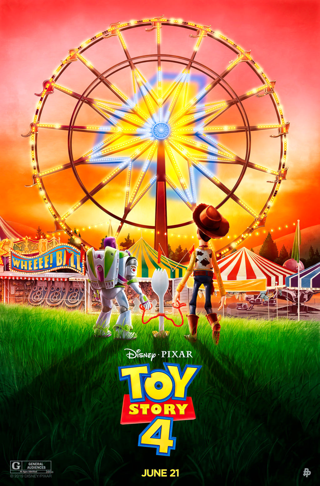 Toy Story 4  (2019) C - POSTER