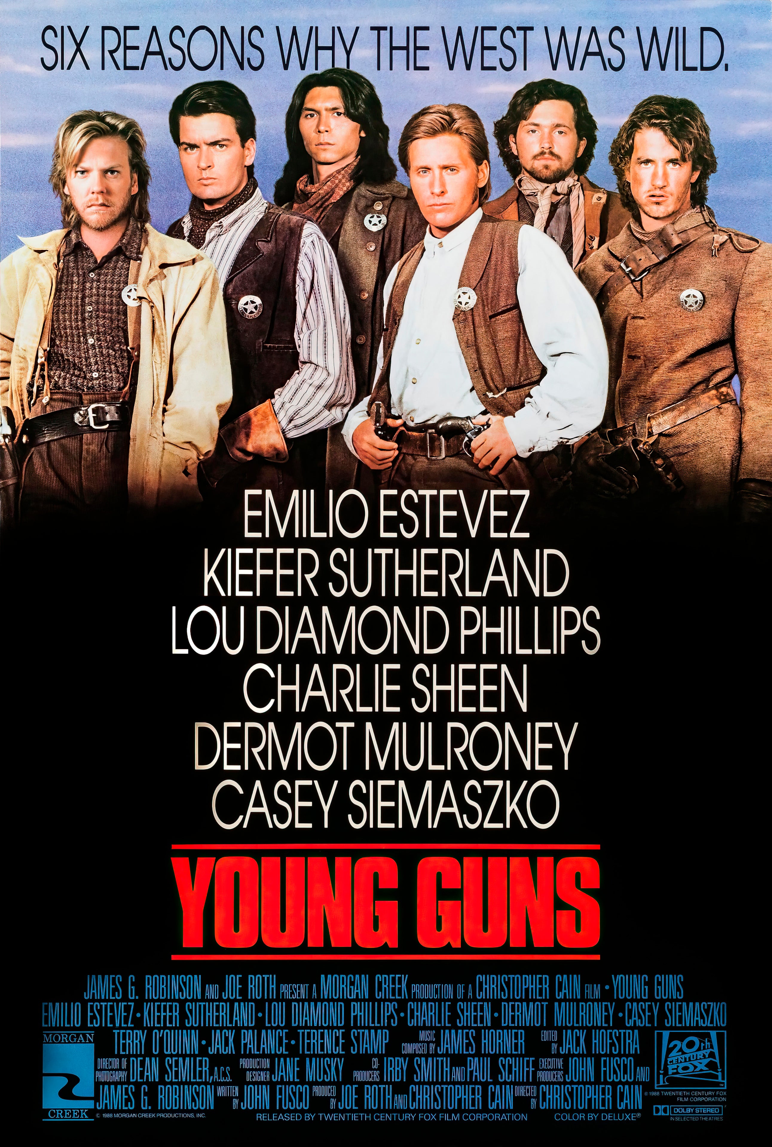 Young Guns (1988) - POSTER