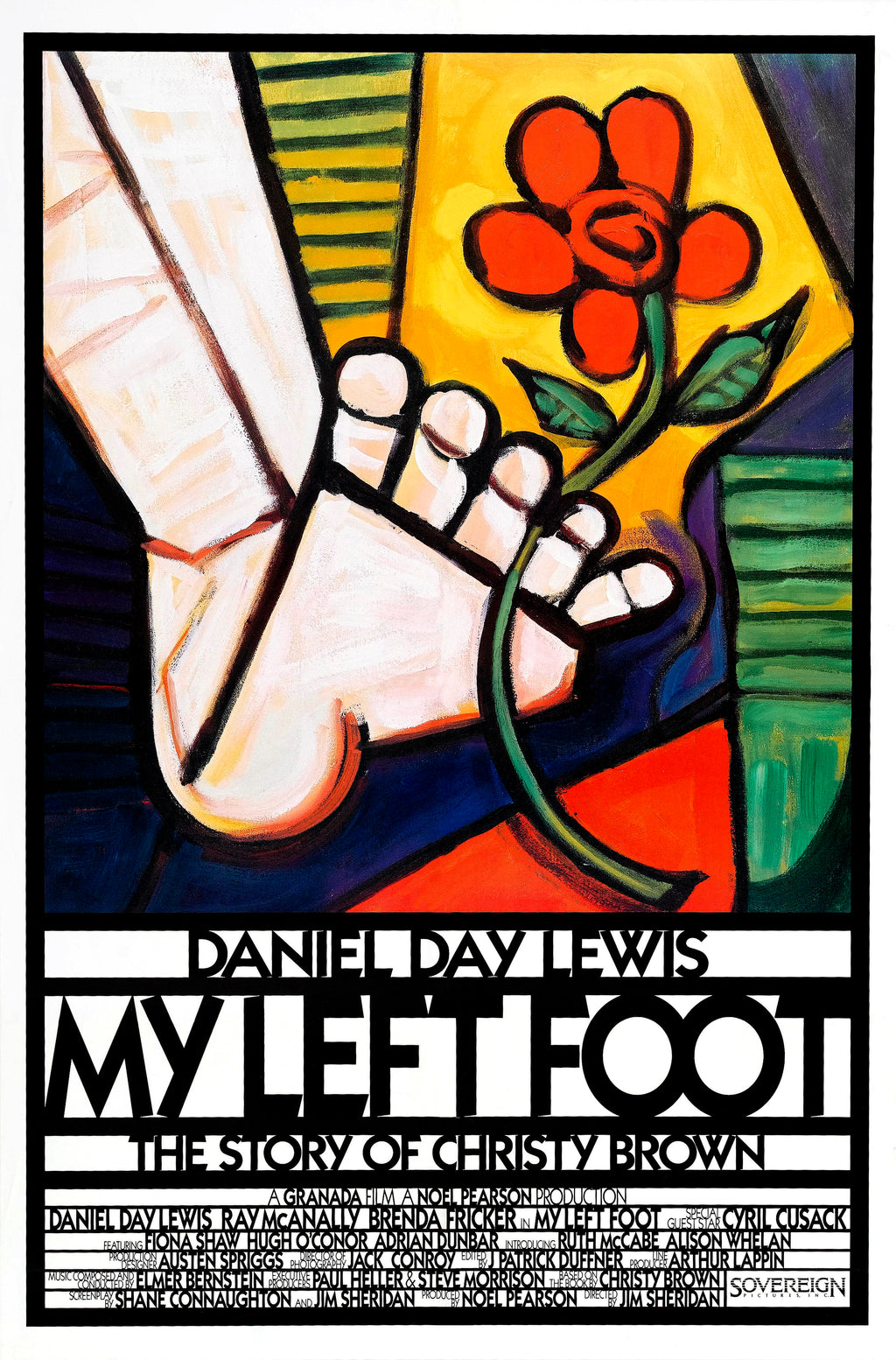 My Left Foot (1989) - POSTER