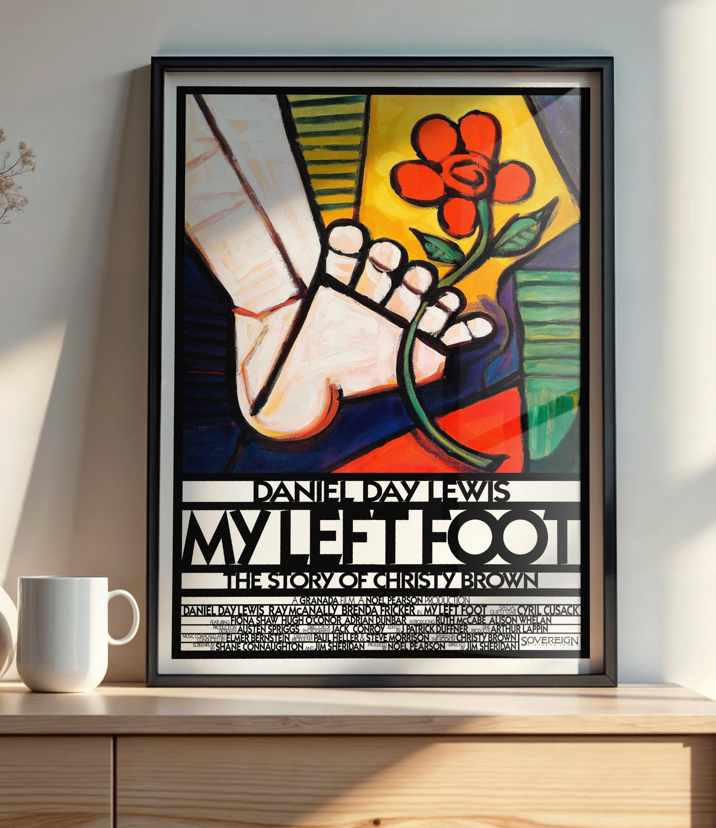 My Left Foot (1989) - POSTER