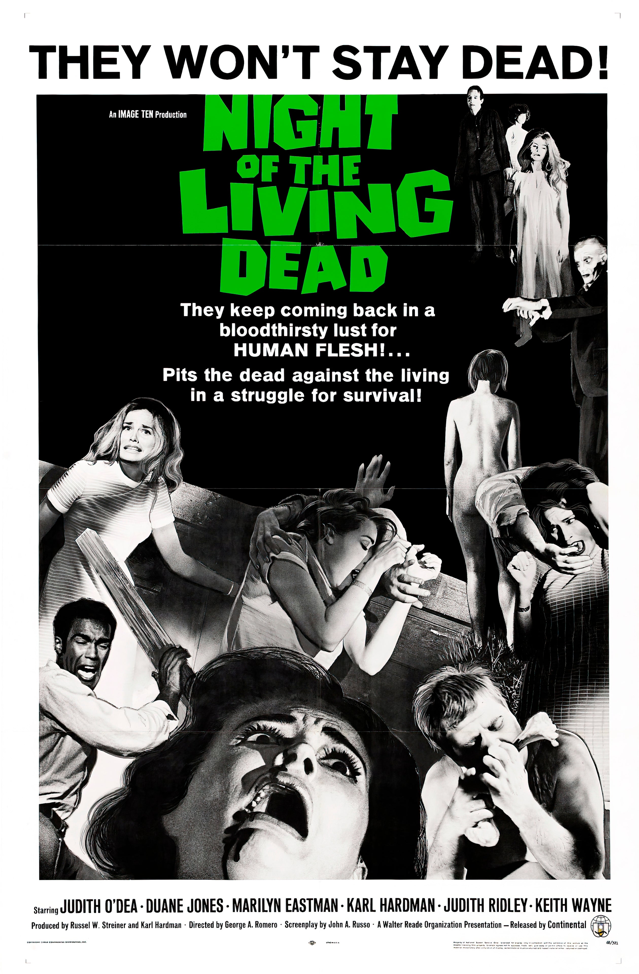 Night of the Living Dead (1990) B - POSTER