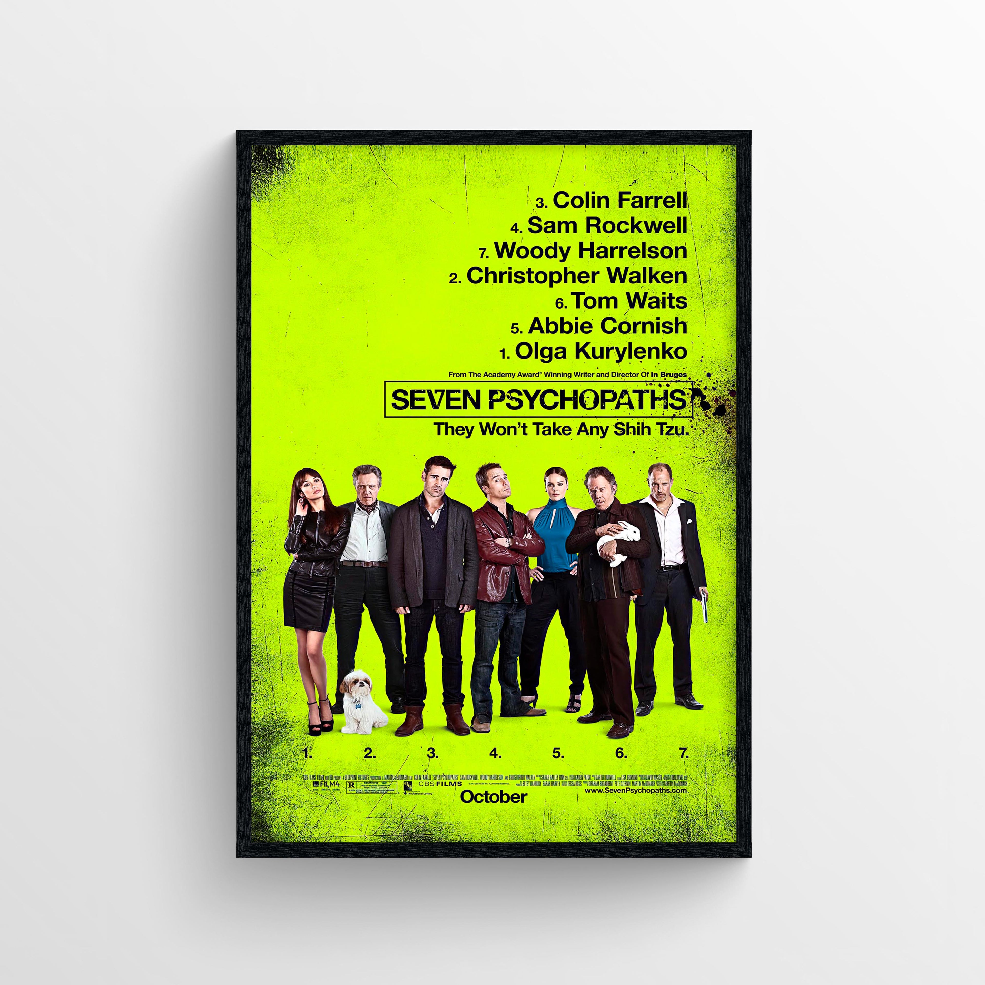 Seven Psychopaths (2012) - POSTER